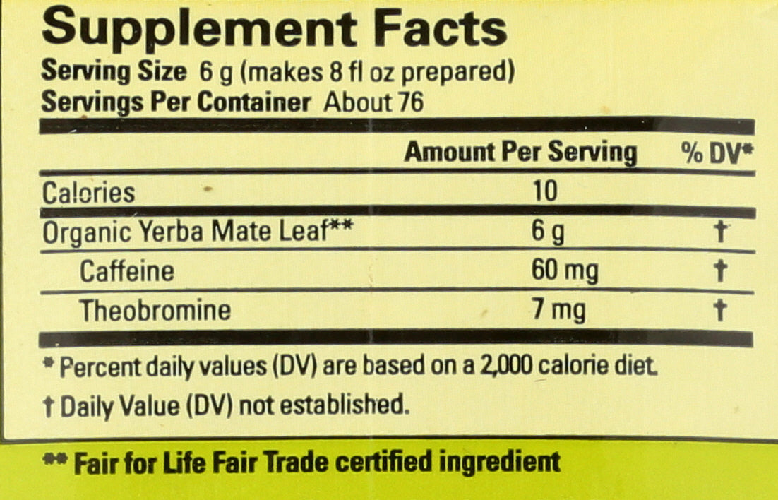ECO TEA TEA YERBA MATE LOOSE