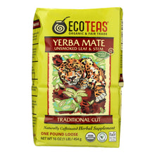 Load image into Gallery viewer, Ecoteas Organic Loose Yerba Mate - Traditional Cut - Case Of 6 - 1 Lb.