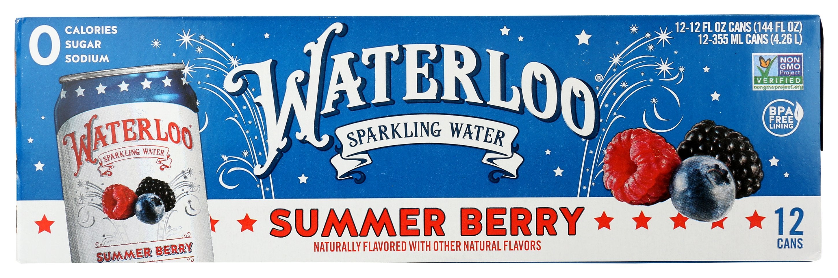 WATERLOO SPARKLING WATER WATER SPRKL SUMMRBRY - Case of 2