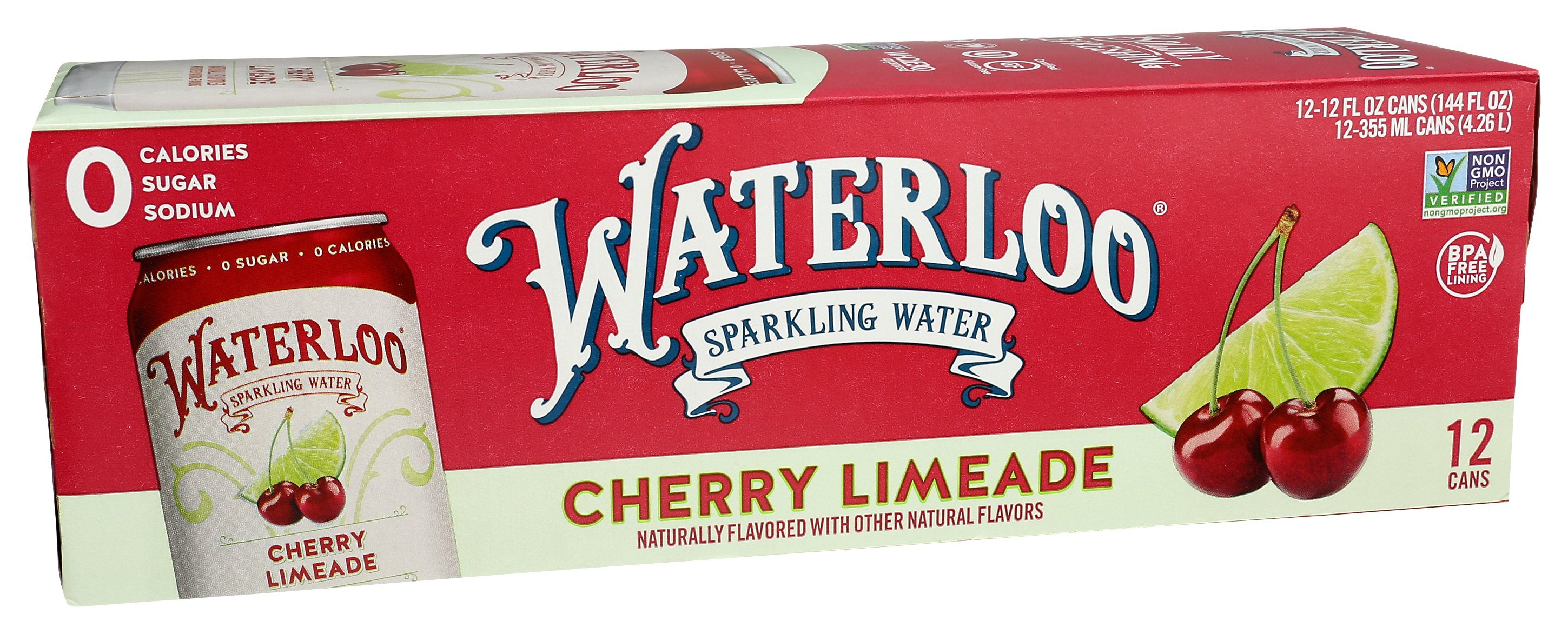 WATERLOO SPARKLING WATER WATER CHRRY LMADE SP - Case of 2