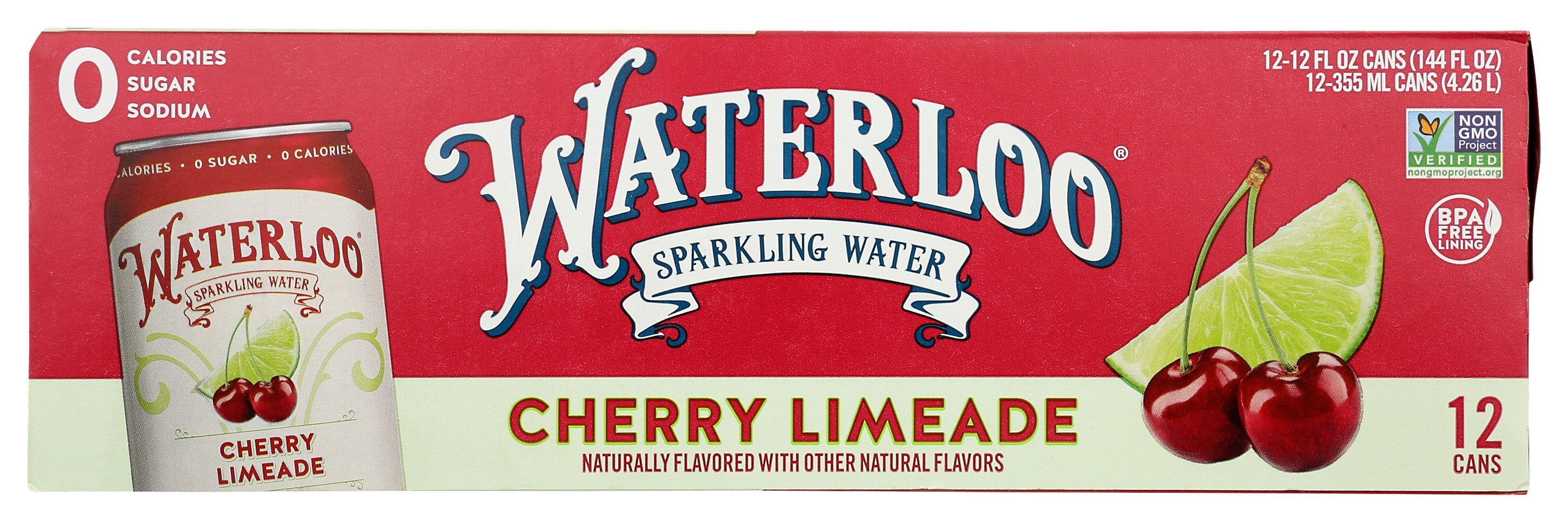 WATERLOO SPARKLING WATER WATER CHRRY LMADE SP - Case of 2