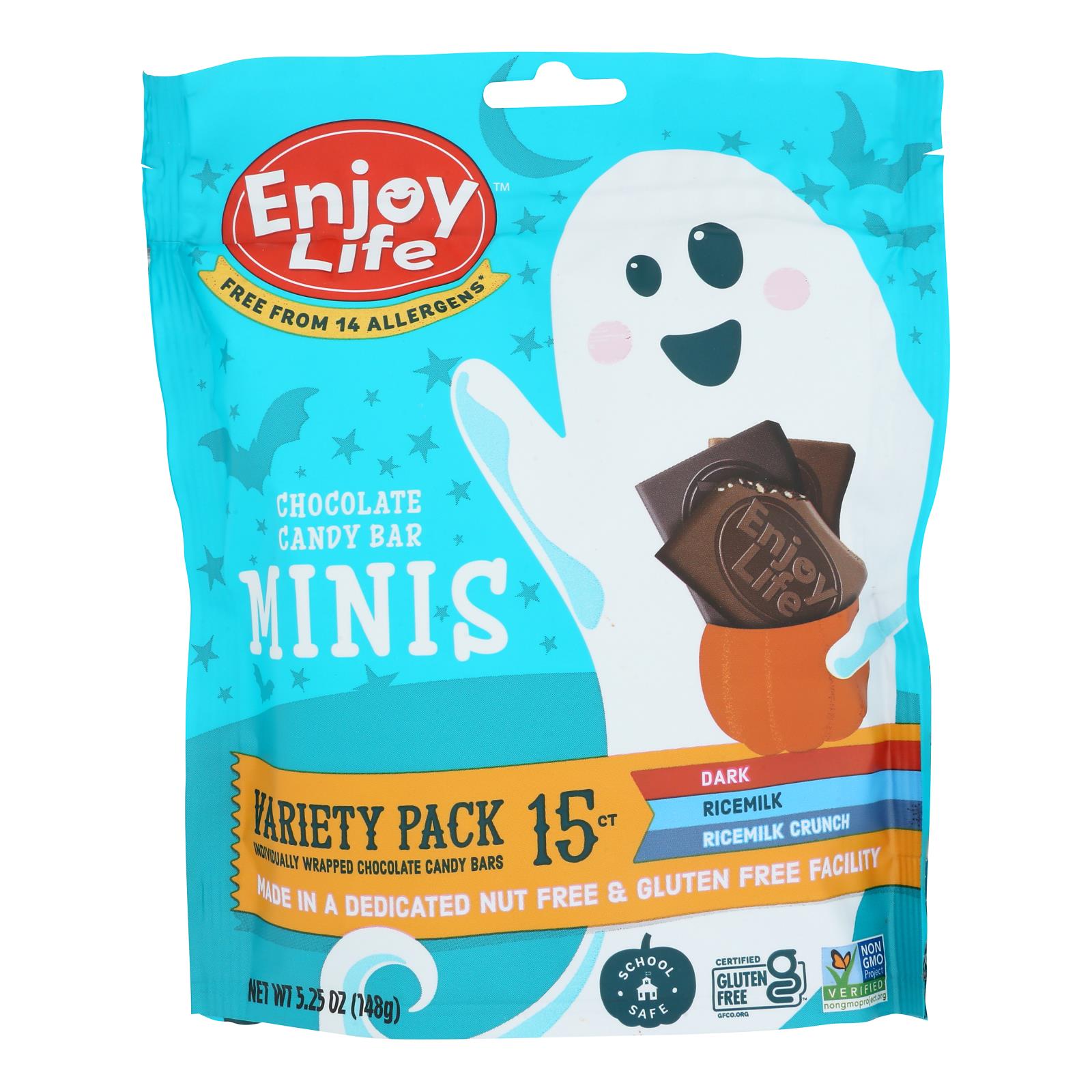 Enjoy Life - Chocolate Halloween Mini Var Pack - Case of 6-5.25 OZ