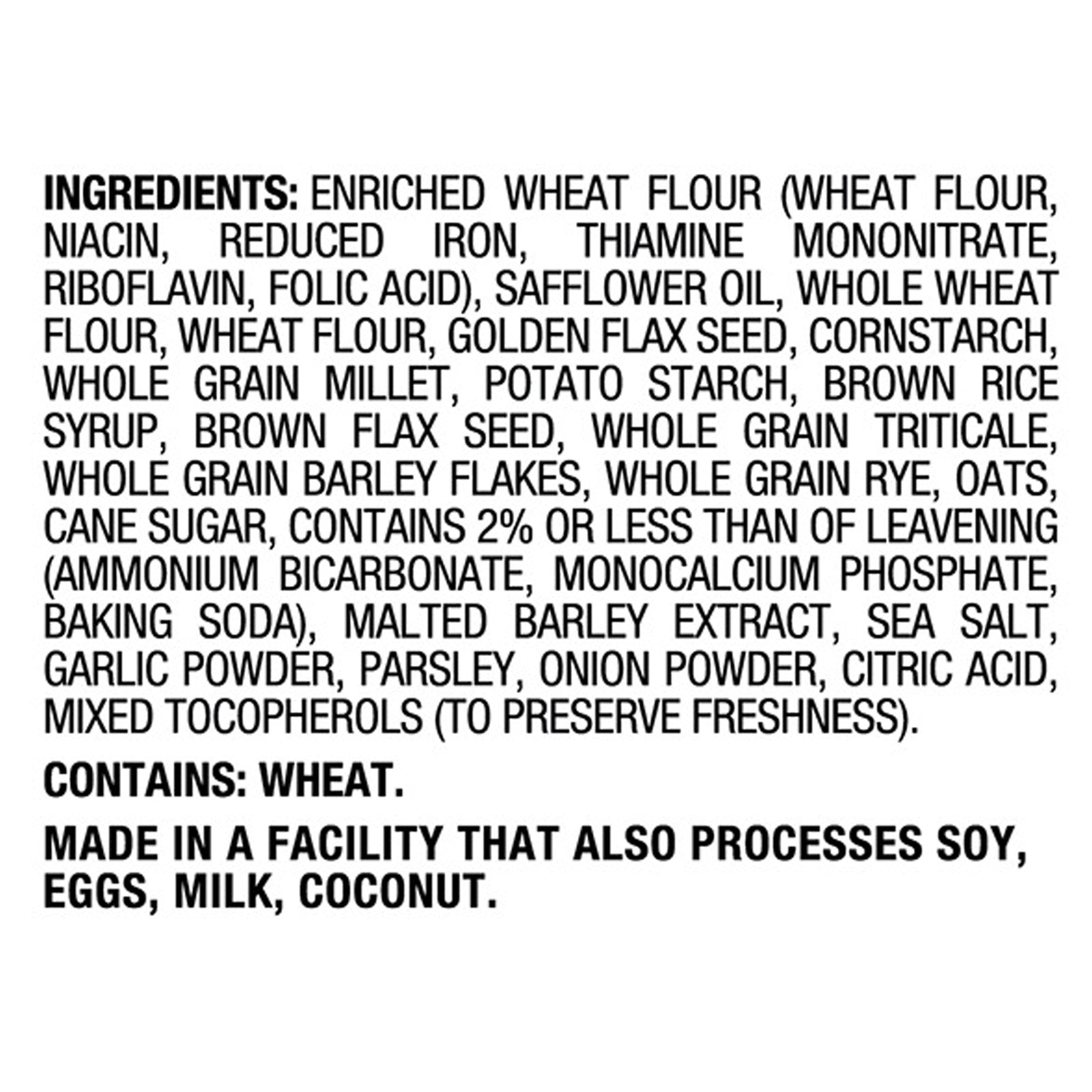 Back To Nature - Crackers Fltbrd Multigrn - CS of 6-5 OZ