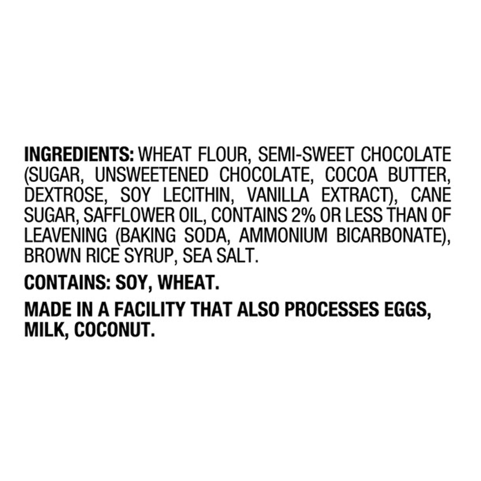Back To Nature - Cookies Chocolate Chunk - CS of 6-7.5 OZ