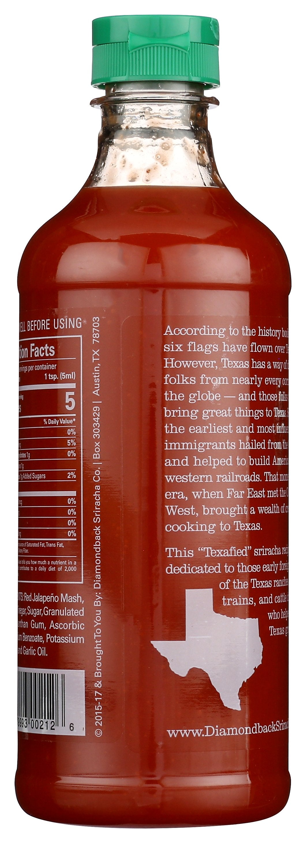 DIAMONDBACK SAUCE SRIRACHA CHILI - Case of 6
