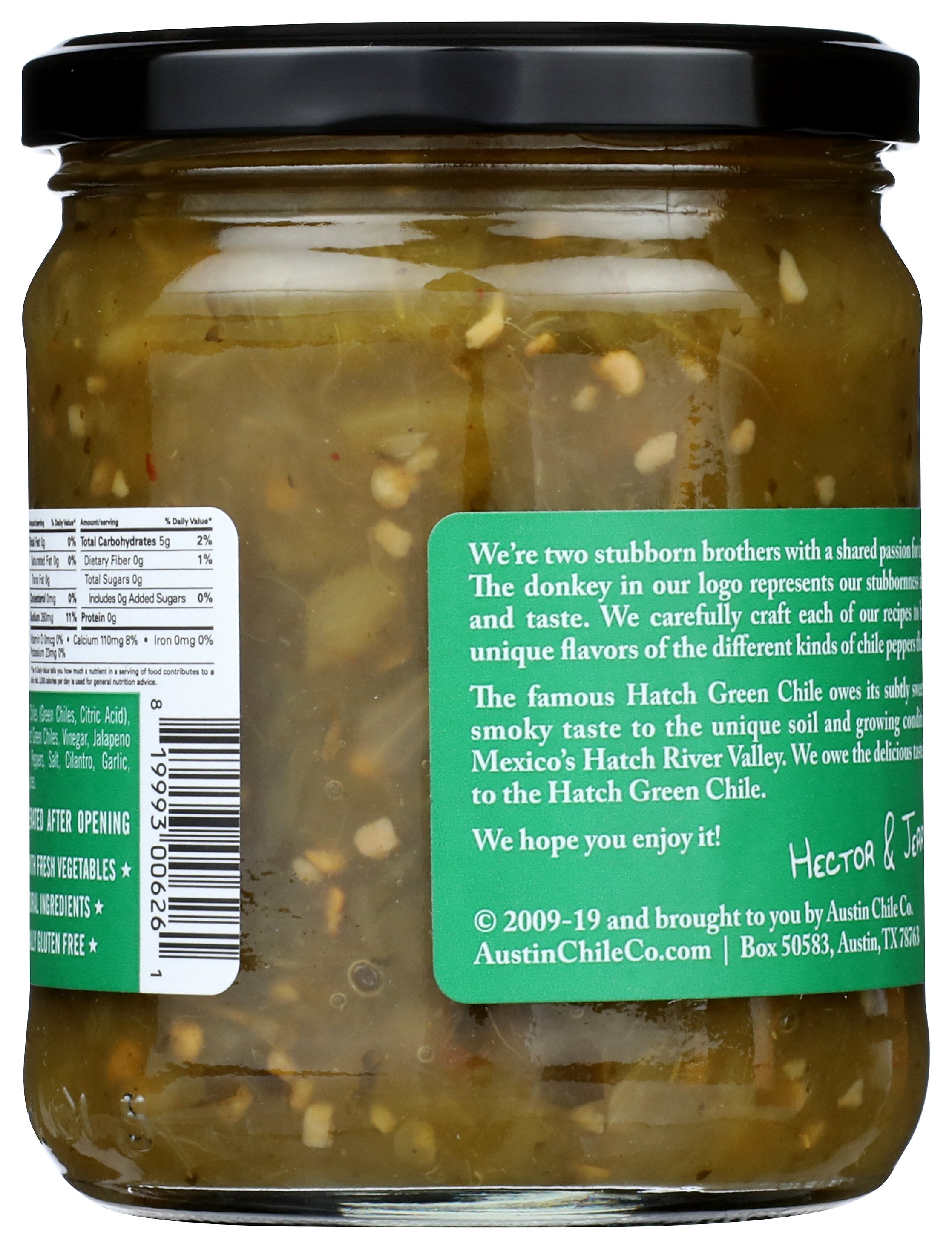 AUSTIN CHILE COMPANY SALSA GREEN HATCH - Case of 6