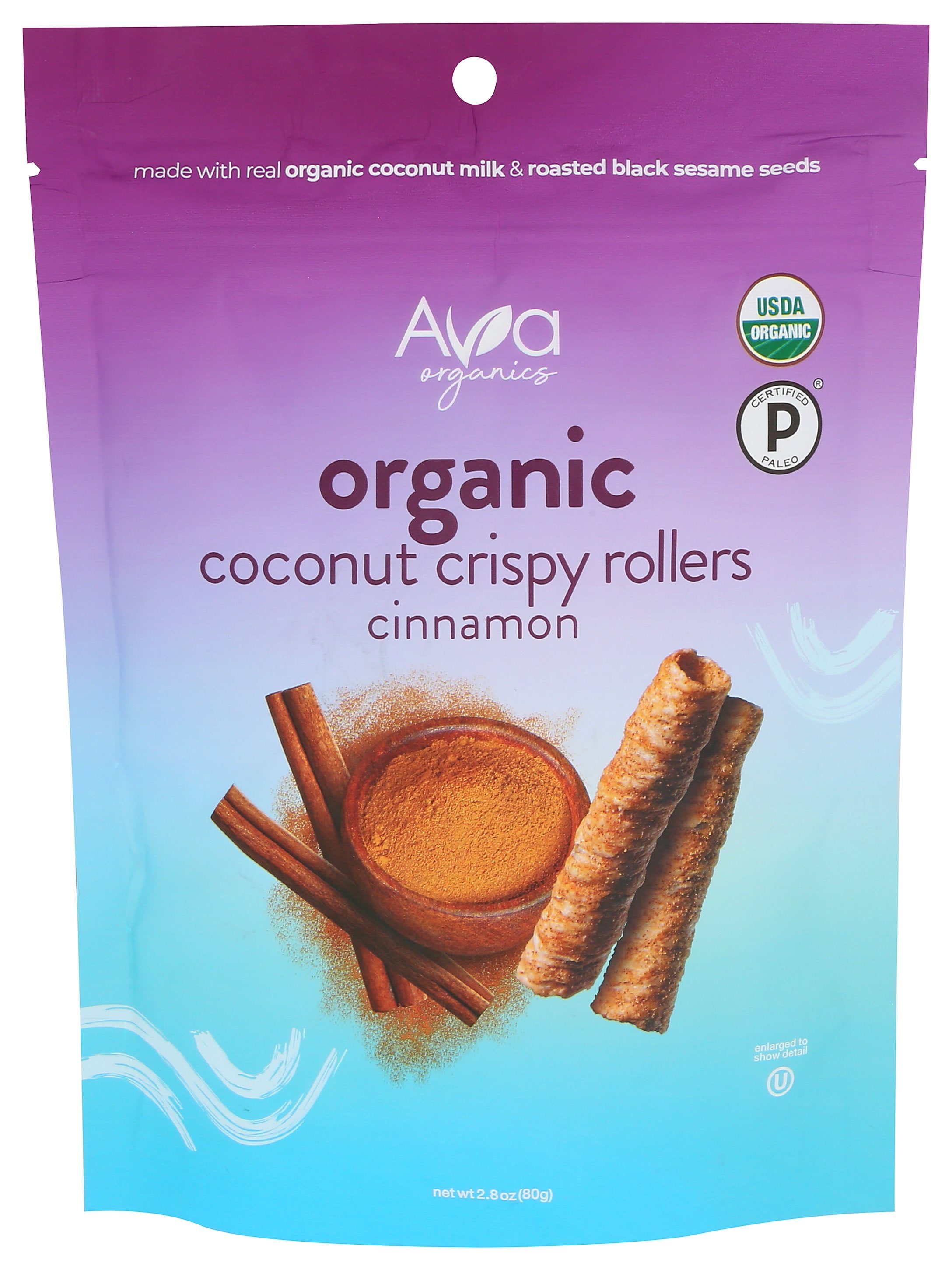 AVA ORGANICS ROLLERS CINNAMON - Case of 8