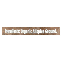 Load image into Gallery viewer, Spicely Organics - Organic Allspice - Ground - Case Of 3 - 1.6 Oz.