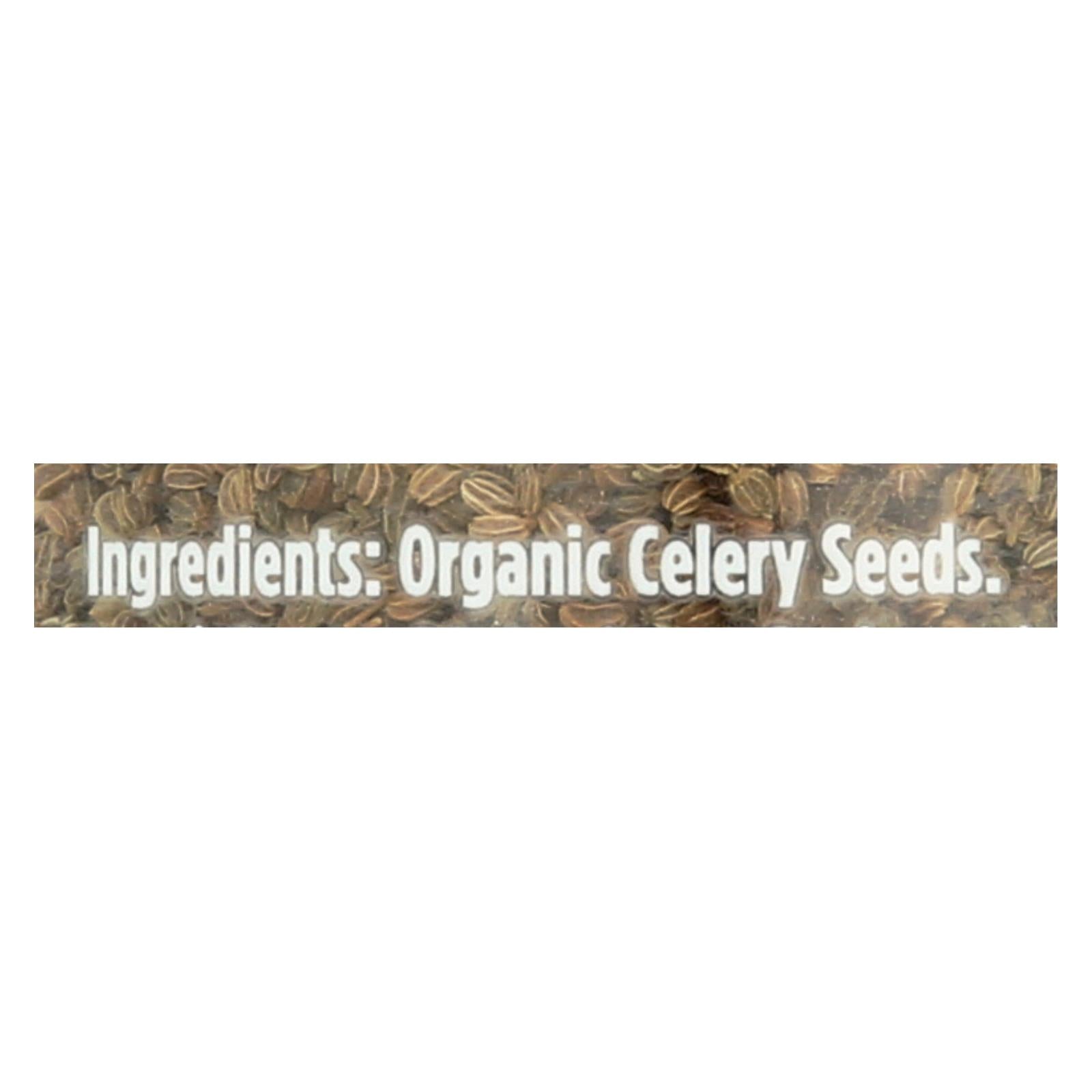 Spicely Organics - Organic Celery Seeds - Case Of 3 - 1.4 Oz.