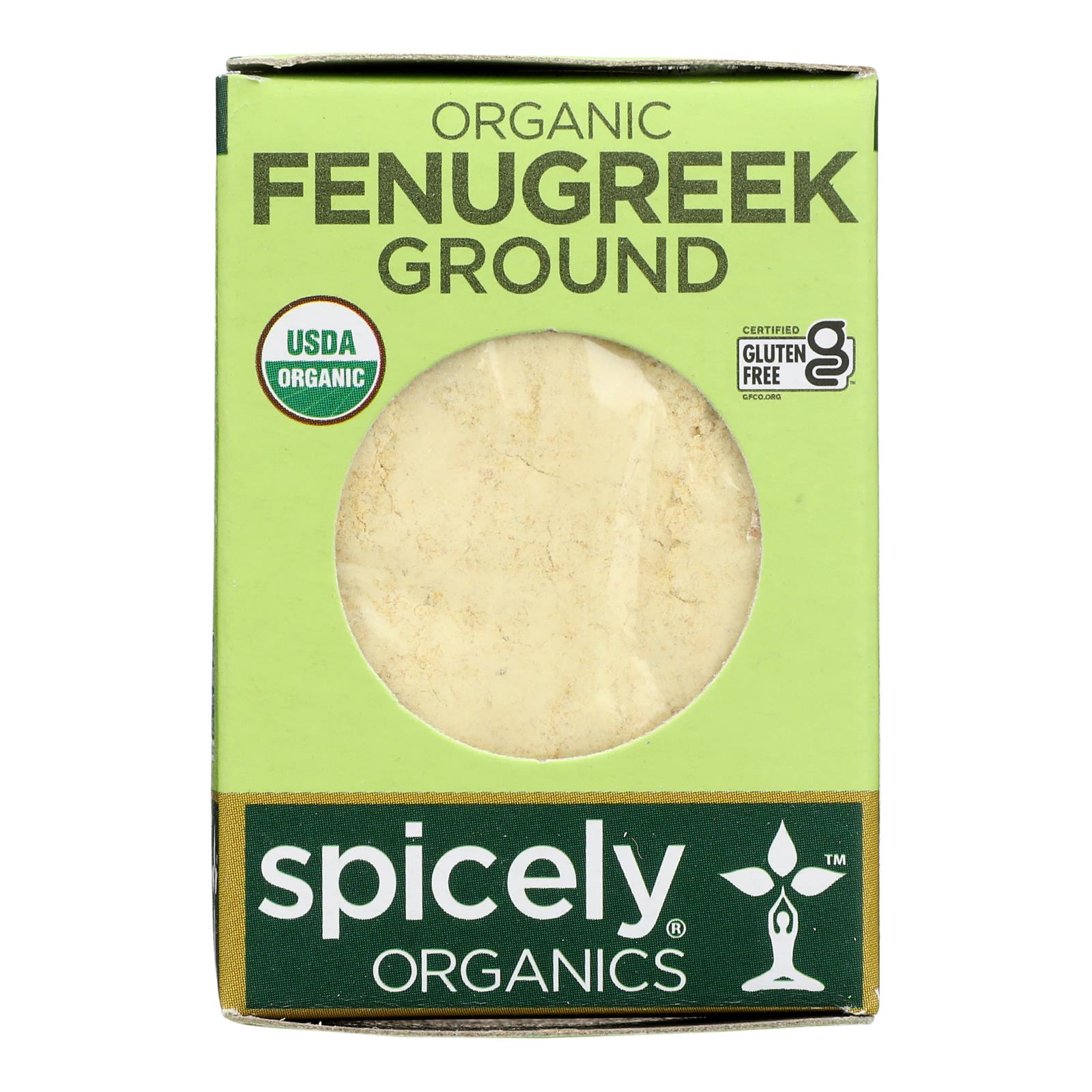 Spicely Organics - Organic Fenugreek - Ground - Case of 6 - 0.45 oz.