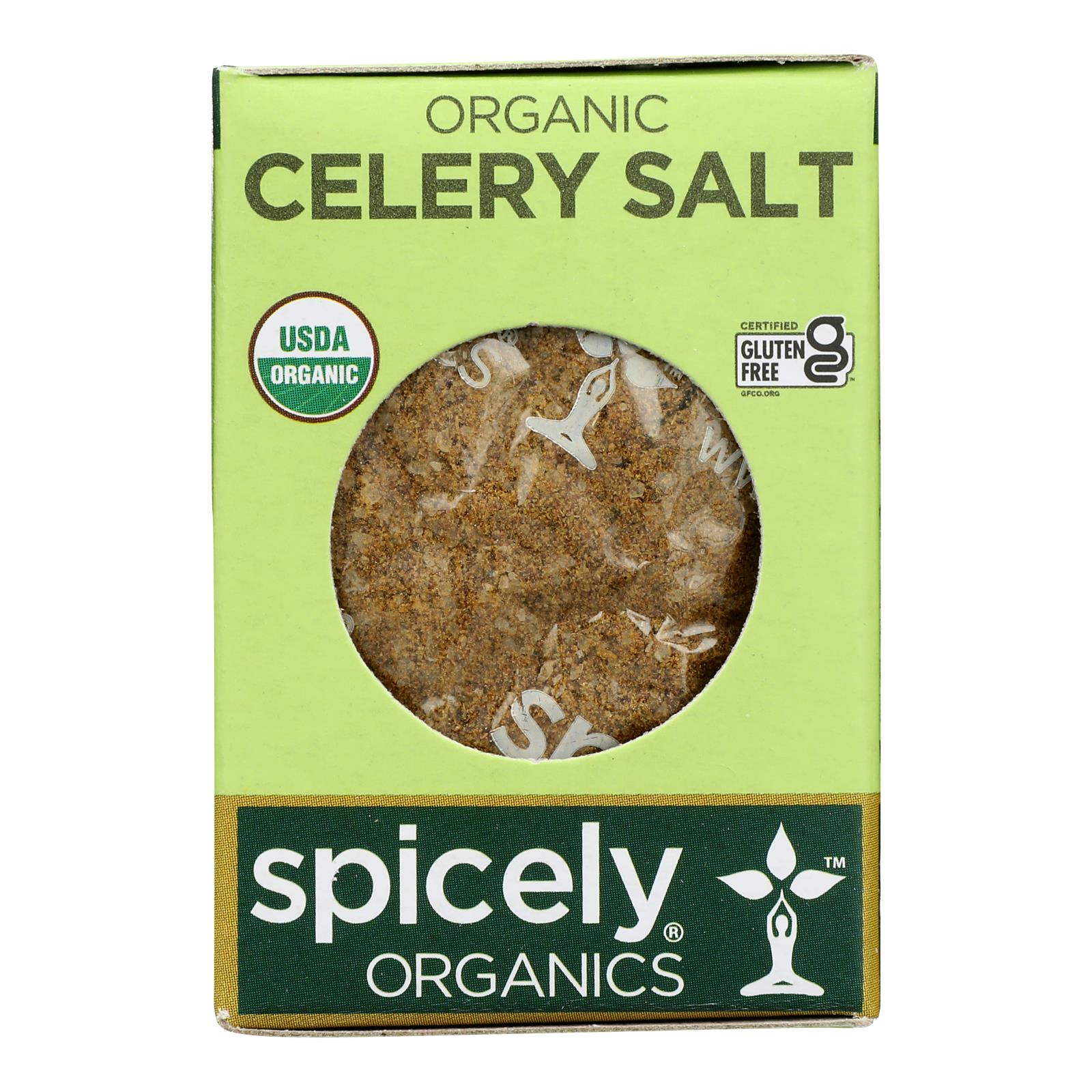 Spicely Organics - Organic Celery Salt - Case of 6 - 0.5 oz.