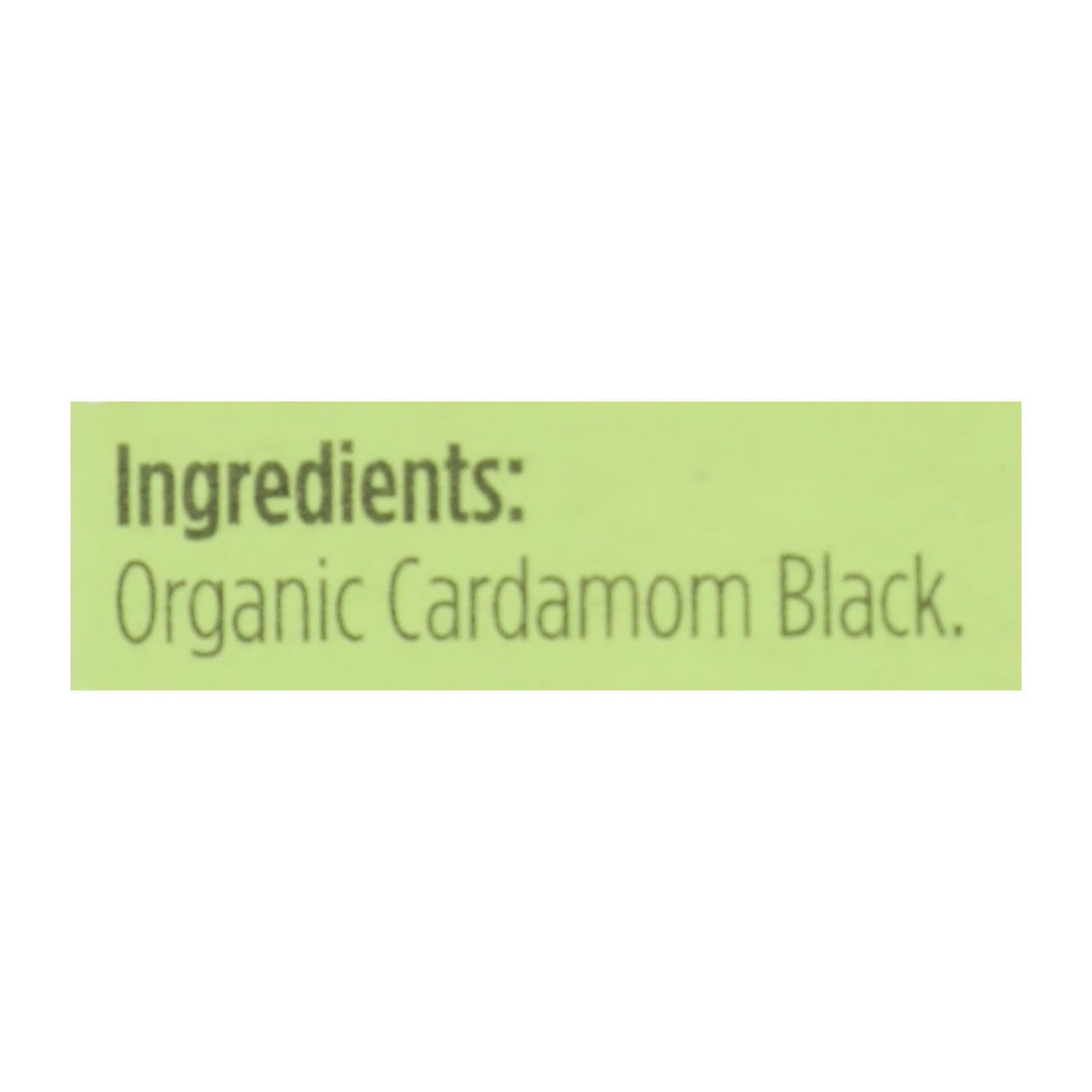 Spicely Organics - Organic Cardamom Pods - Black - Case of 6 - 0.2 oz.