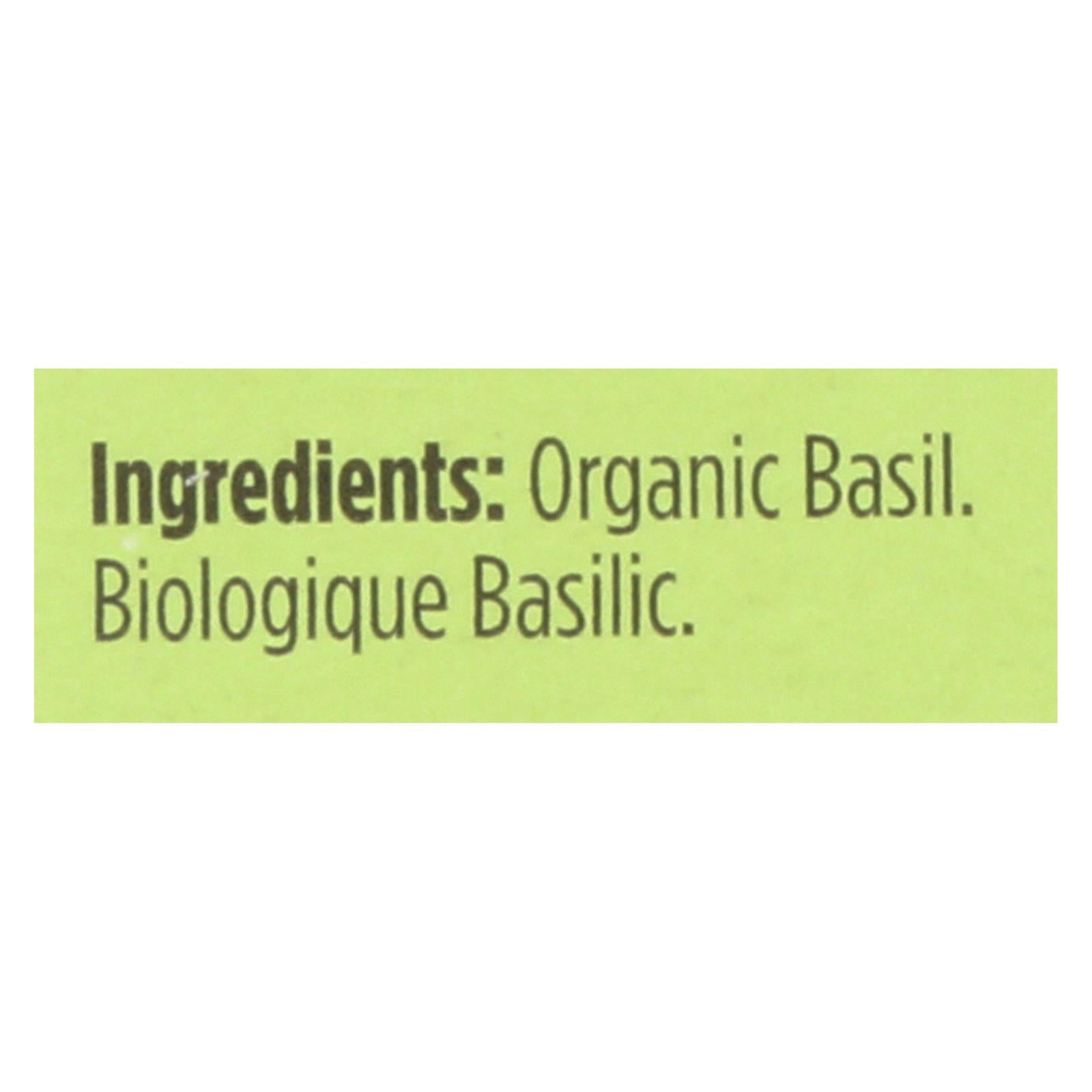 Spicely Organics - Organic Basil - Case of 6 - 0.1 oz.