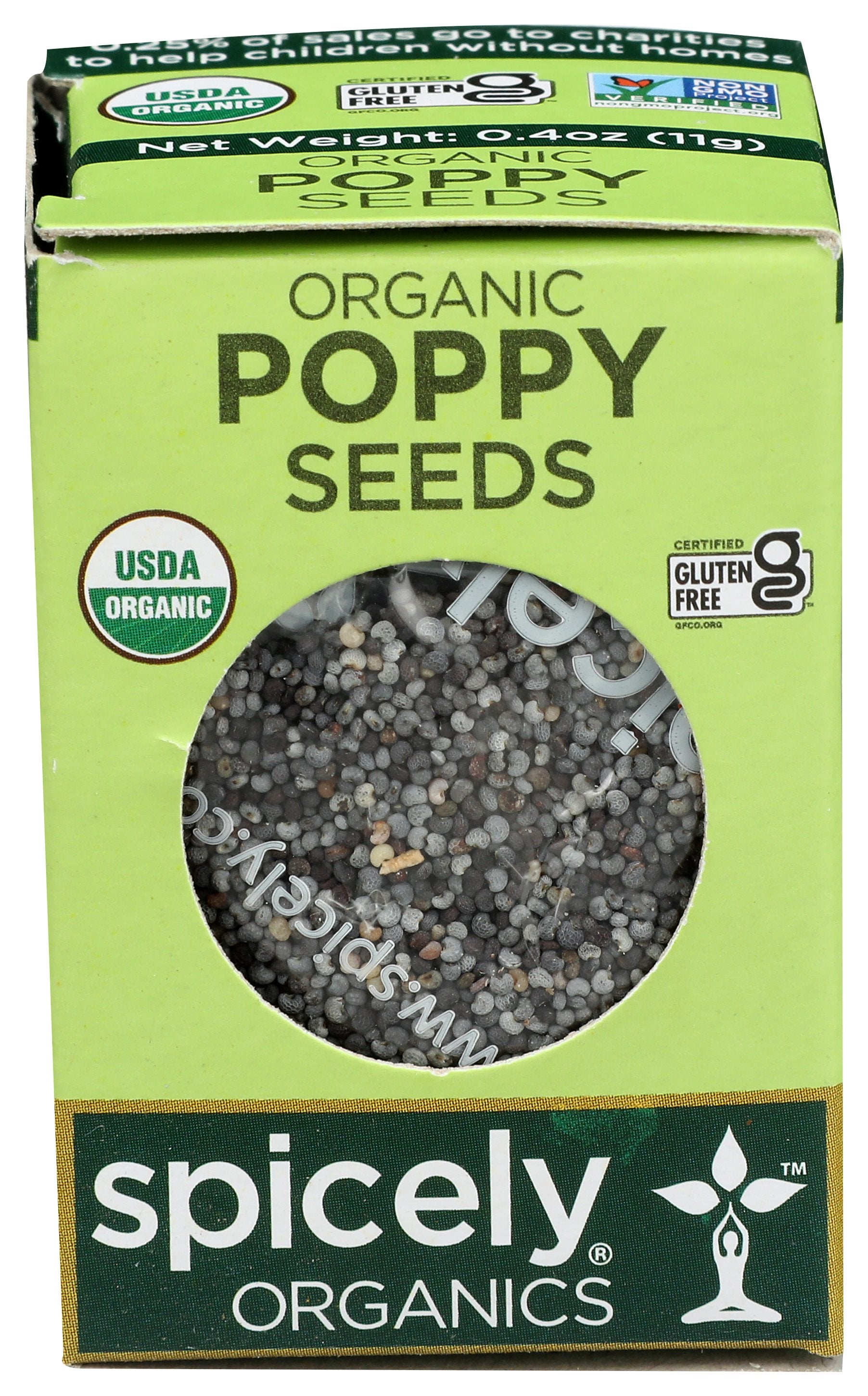 SPICELY ORGANICS SPICE POPPY SEEDS BOX - Case of 6