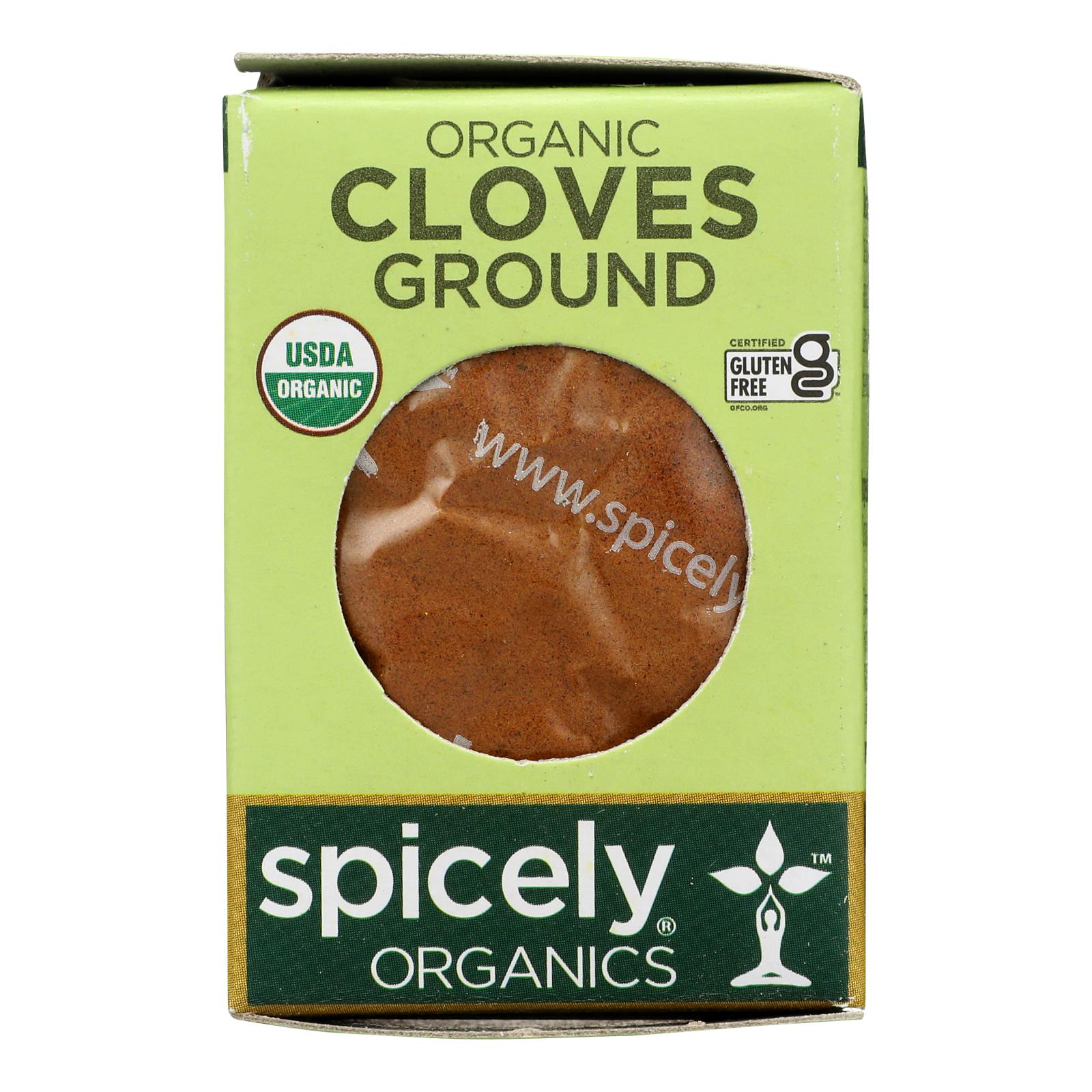 Spicely Organics - Organic Cloves - Ground - Case of 6 - 0.4 oz.