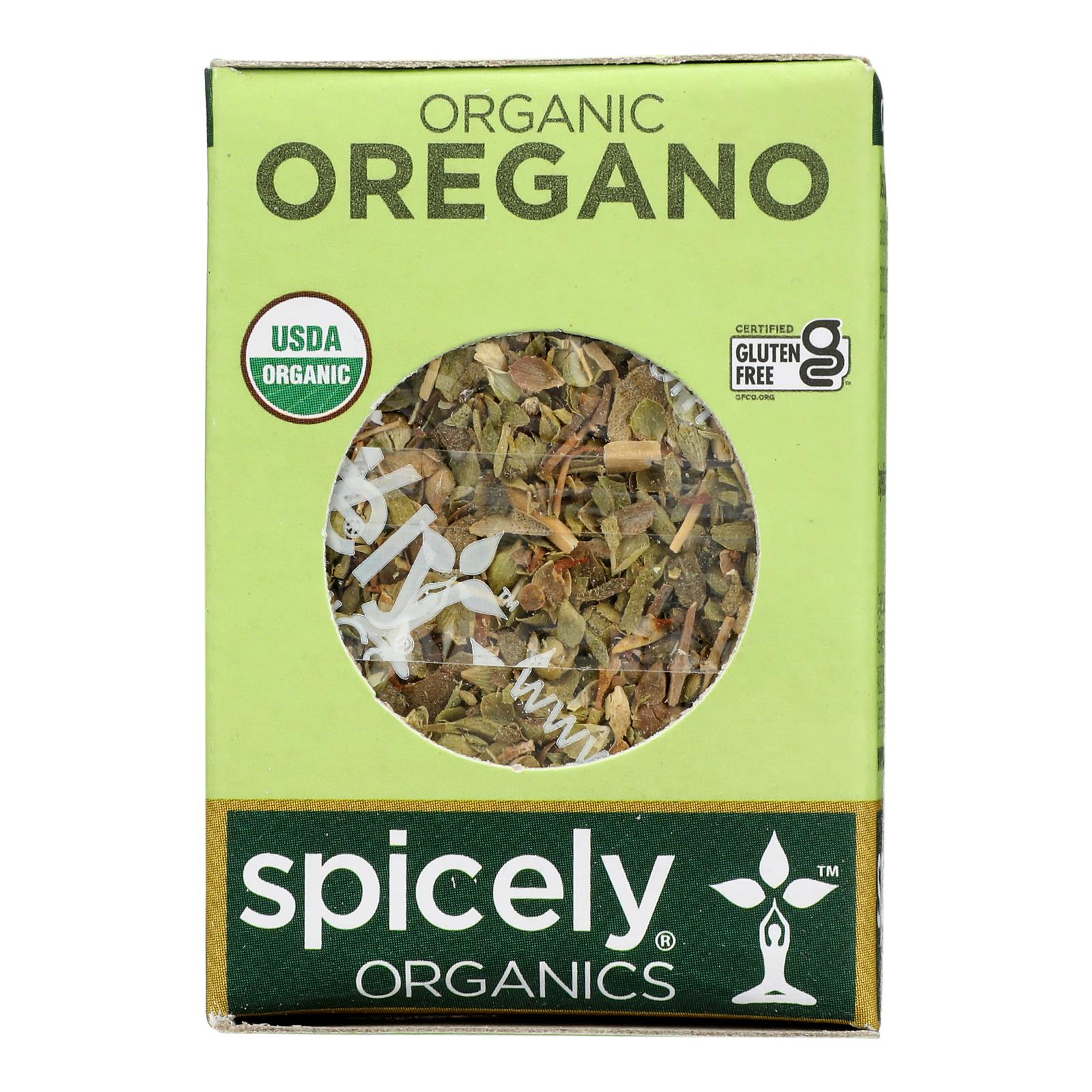 Spicely Organics - Organic Oregano - Case of 6 - 0.15 oz.