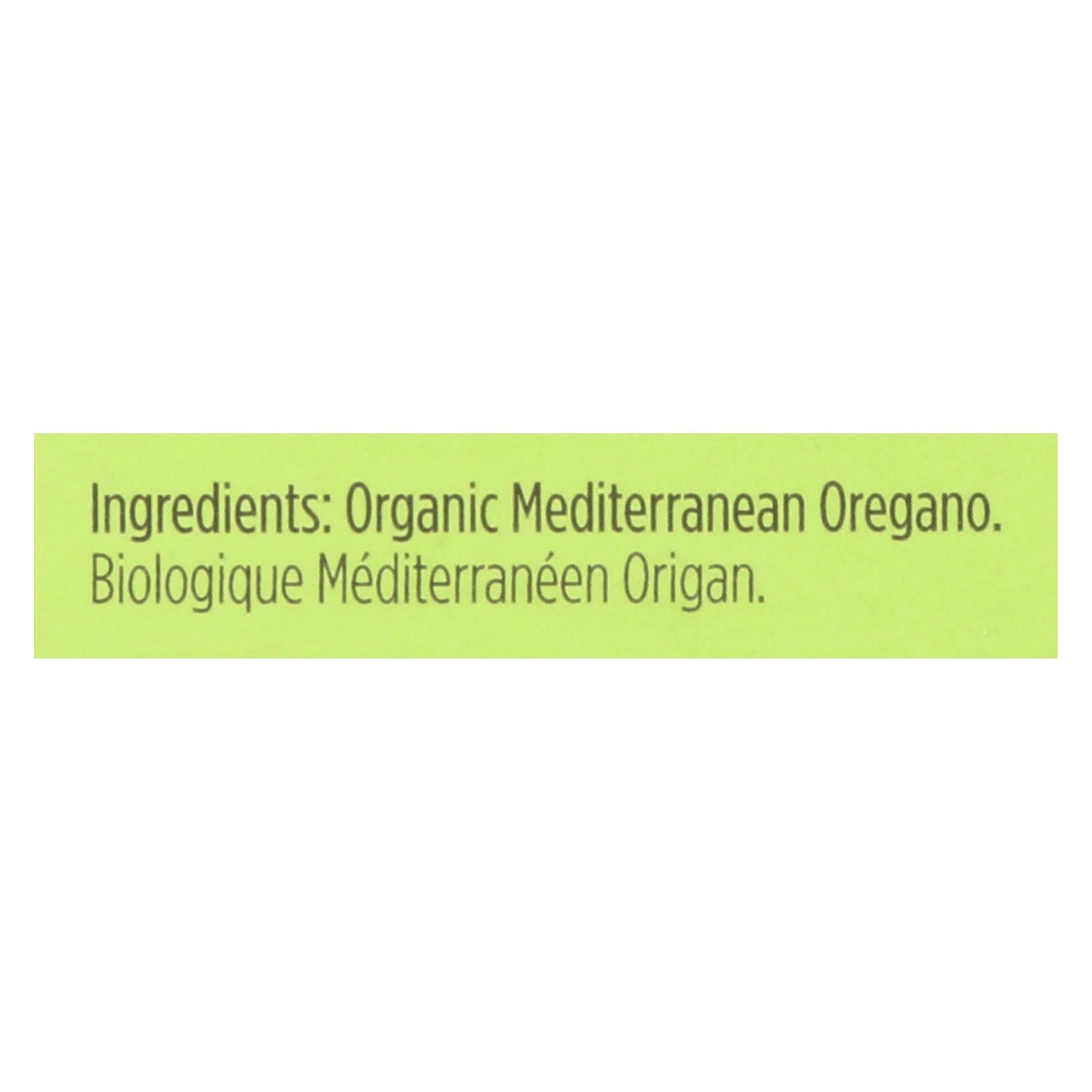 Spicely Organics - Organic Oregano - Case of 6 - 0.15 oz.