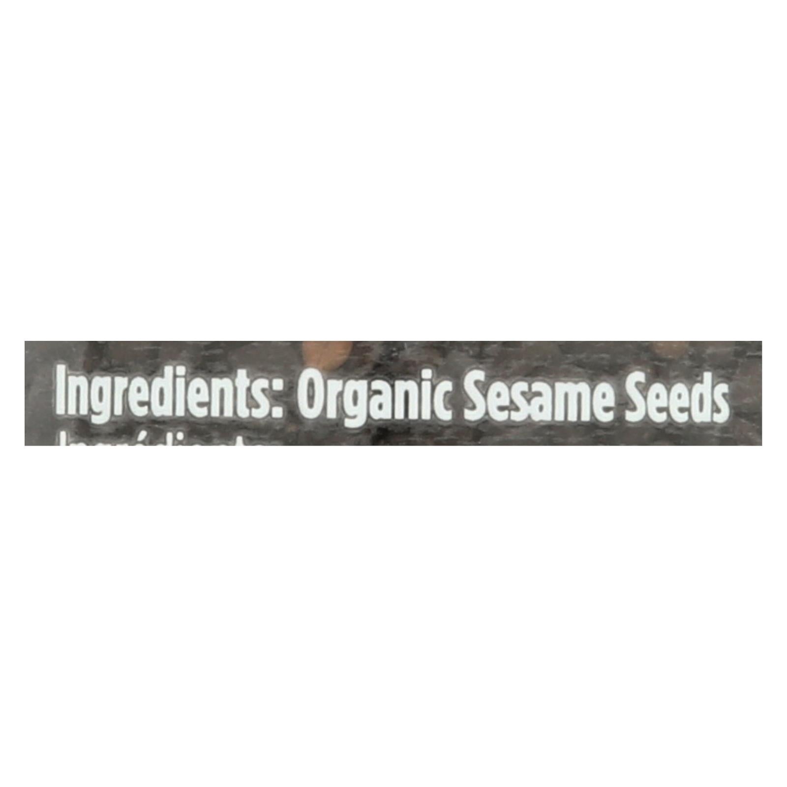 Spicely Organics - Organic Sesame - Black - Case Of 3 - 2 Oz.