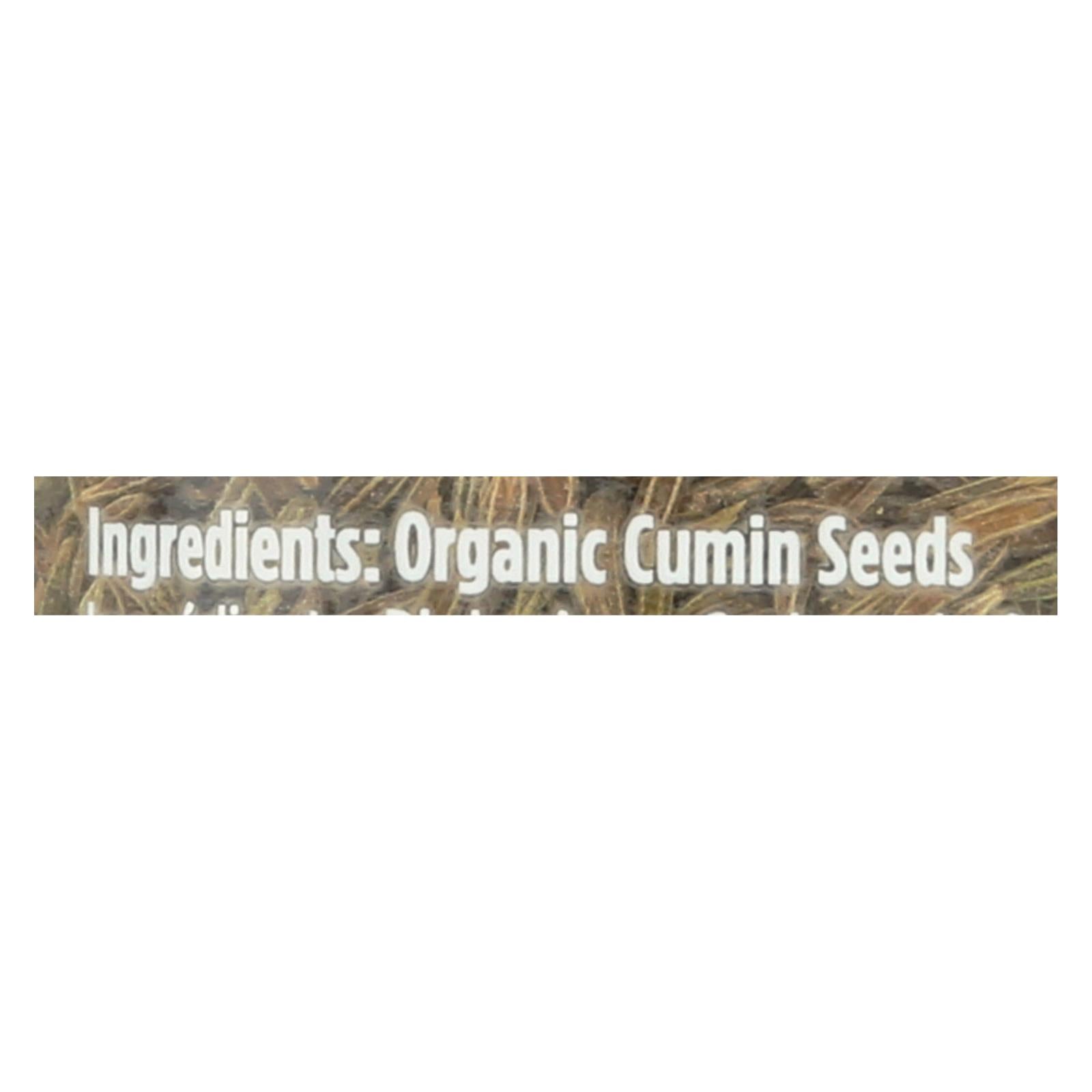 Spicely Organics - Organic Cumin Seeds - Whole - Case Of 3 - 1.7 Oz.