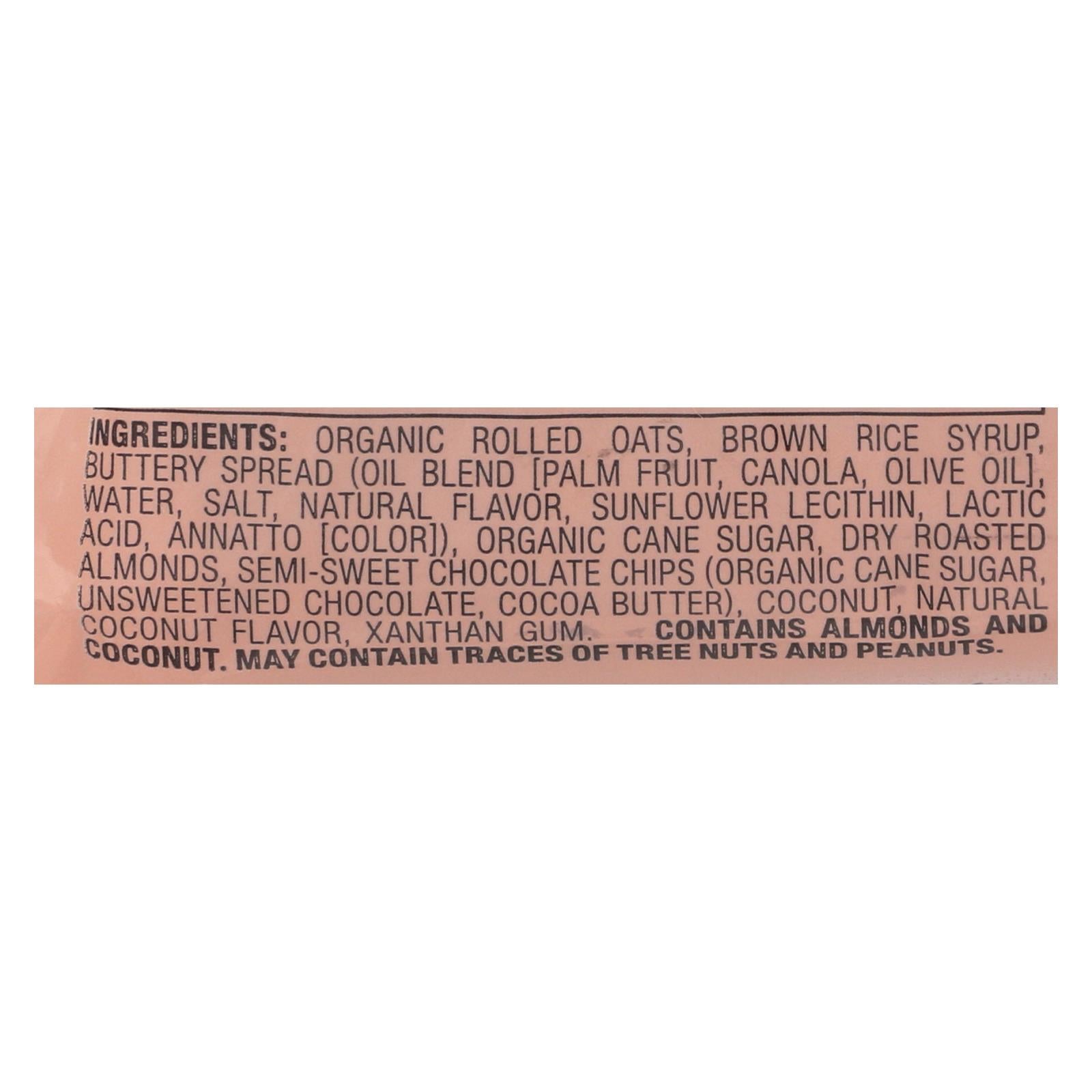 Bobo's Oat Bars - All Natural - Gluten Free - Chocolate Almond - 3 oz Bars - Case of 12