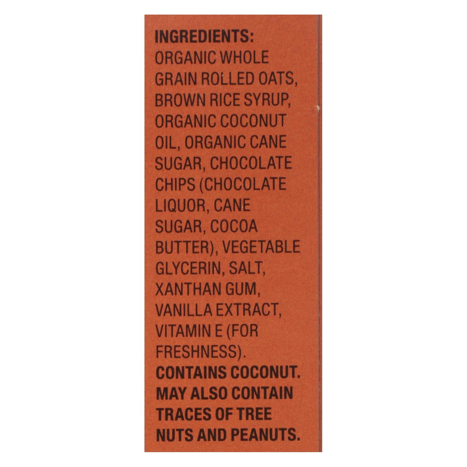 Bobo's Oat Bars - Oat Bar - Chocolate Chip - Case of 6 - 4 pk