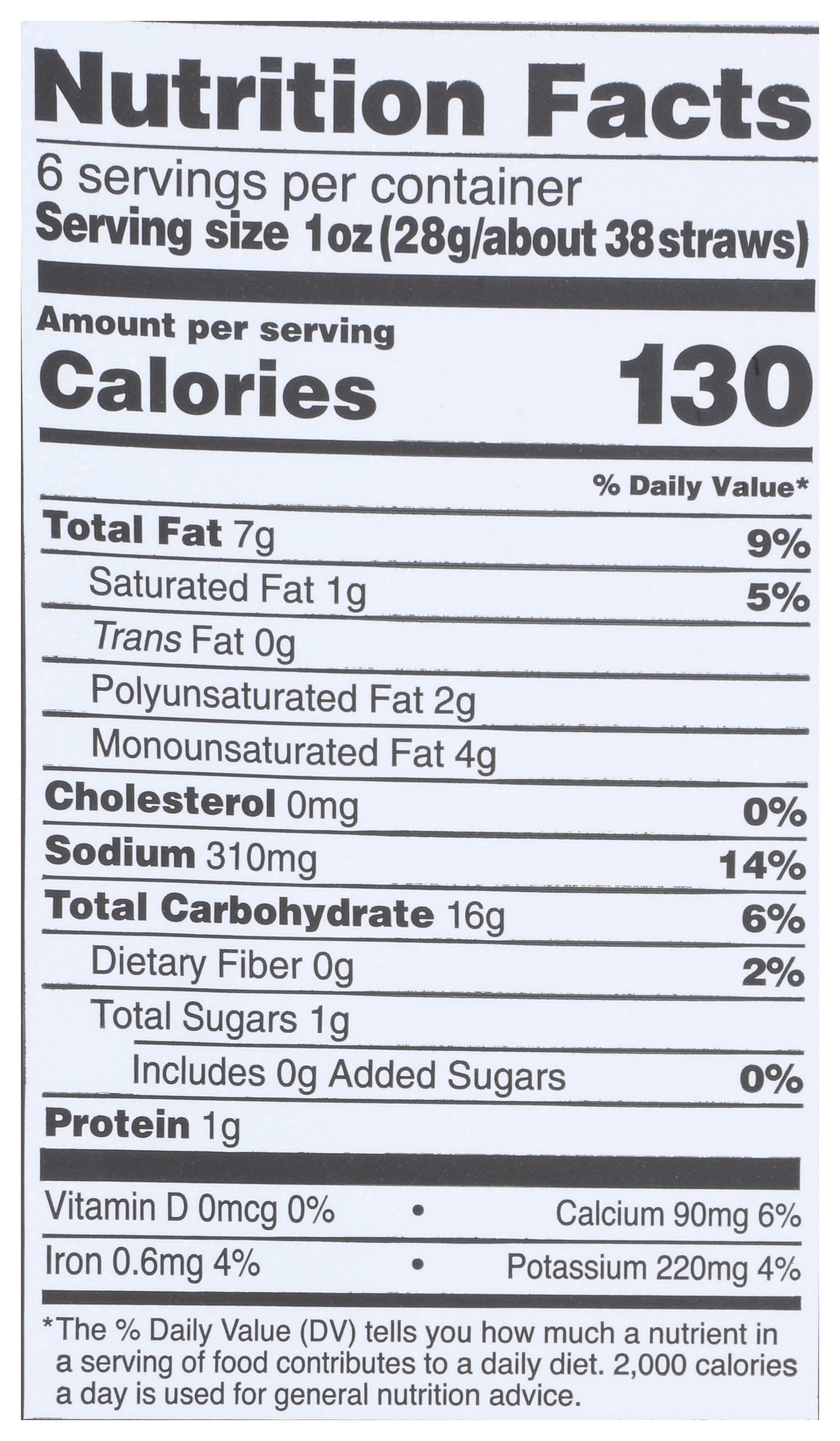 SENSIBLE PORTIONS VEGGIE STRAW CHEDDR CHESE - Case of 12