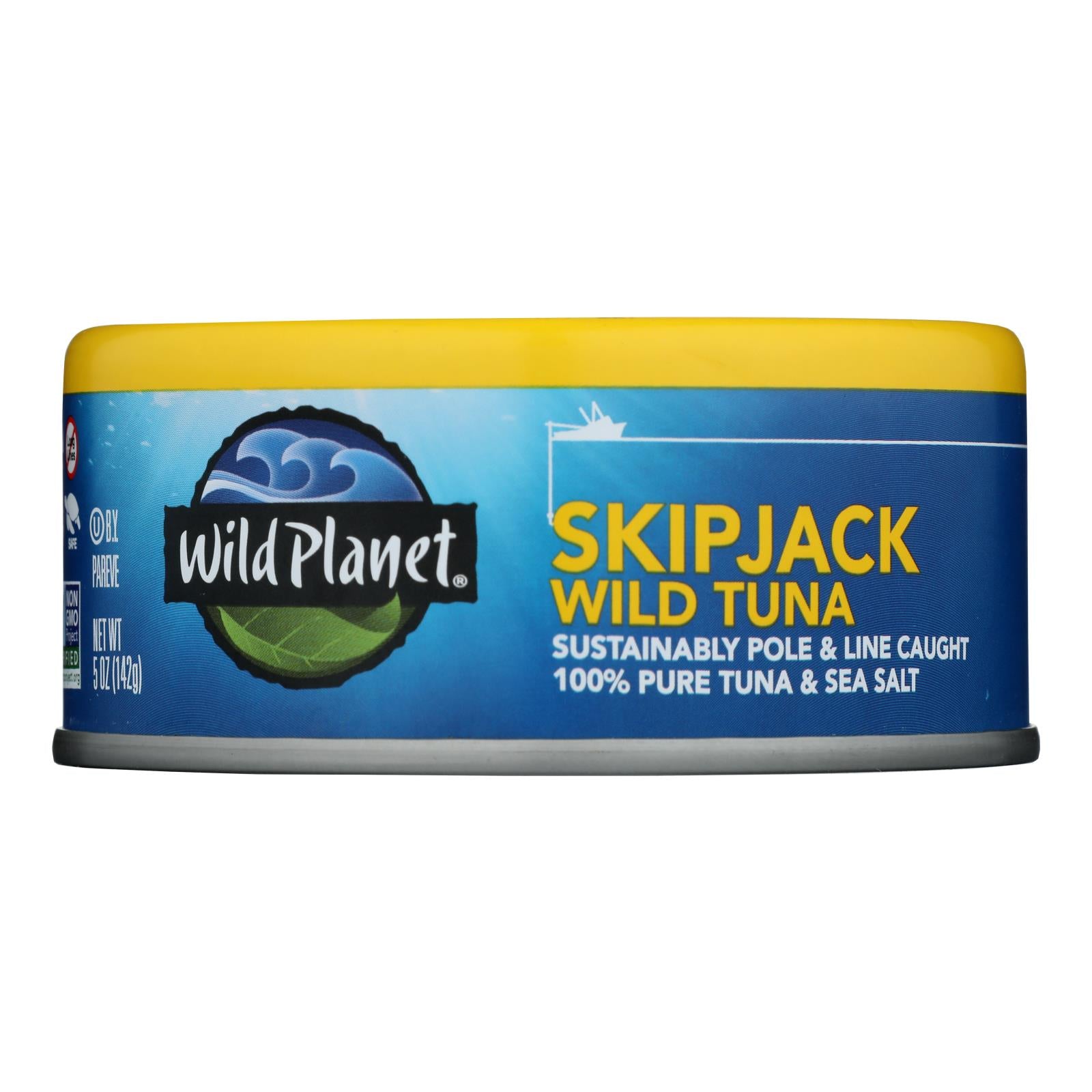 Wild Planet Wild Skipjack Light Tuna - Case Of 12 - 5 Oz.