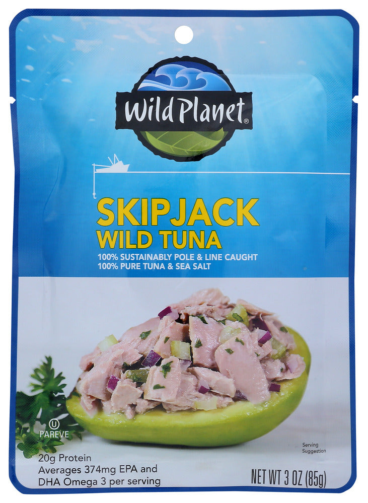 Wild Planet Skipjack Wild Tuna - Case of 24 - 3 oz