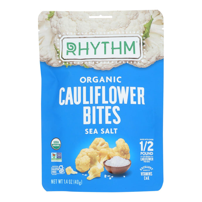 Rhythm Superfoods - Clflwr Bites Sea Salt - Case Of 8-1.4 Oz