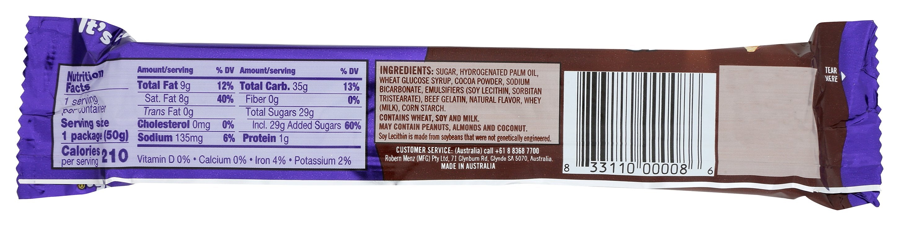VIOLET CRUMBLE CNDY BAR CHOC DARK KING - Case of 20