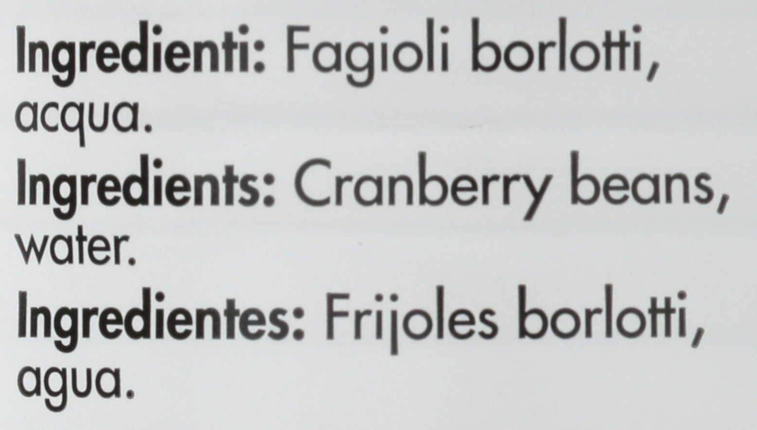 CARMELINA BEAN ITALIAN BORLOTTI - Case of 12