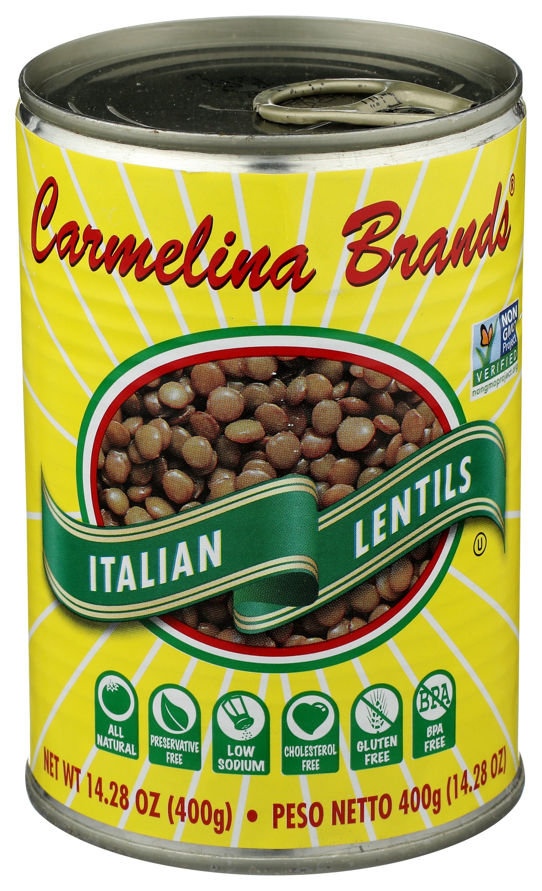 CARMELINA LENTILS ITALIAN - Case of 12