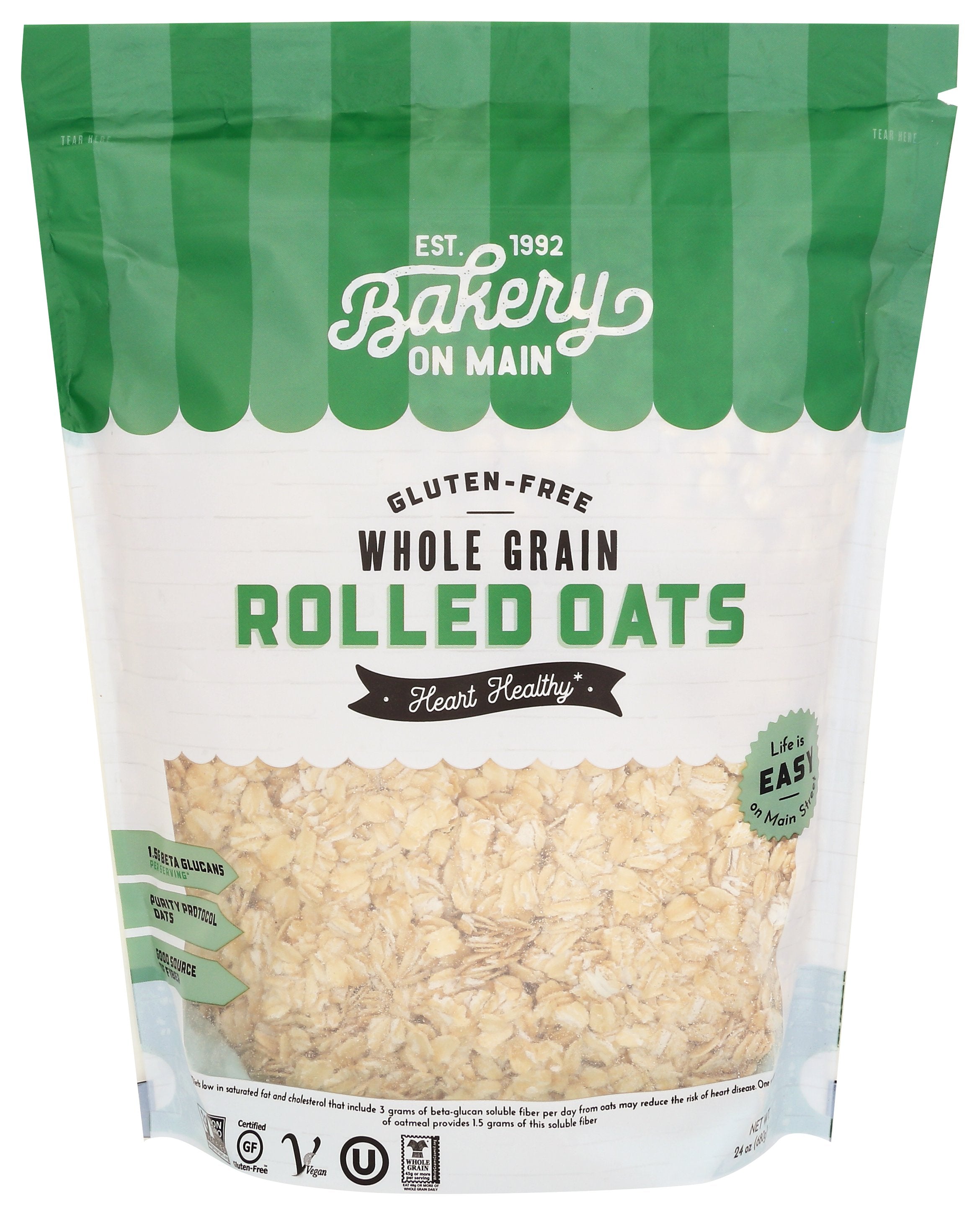 BAKERY ON MAIN CEREAL ROLLED OATS - Case of 4