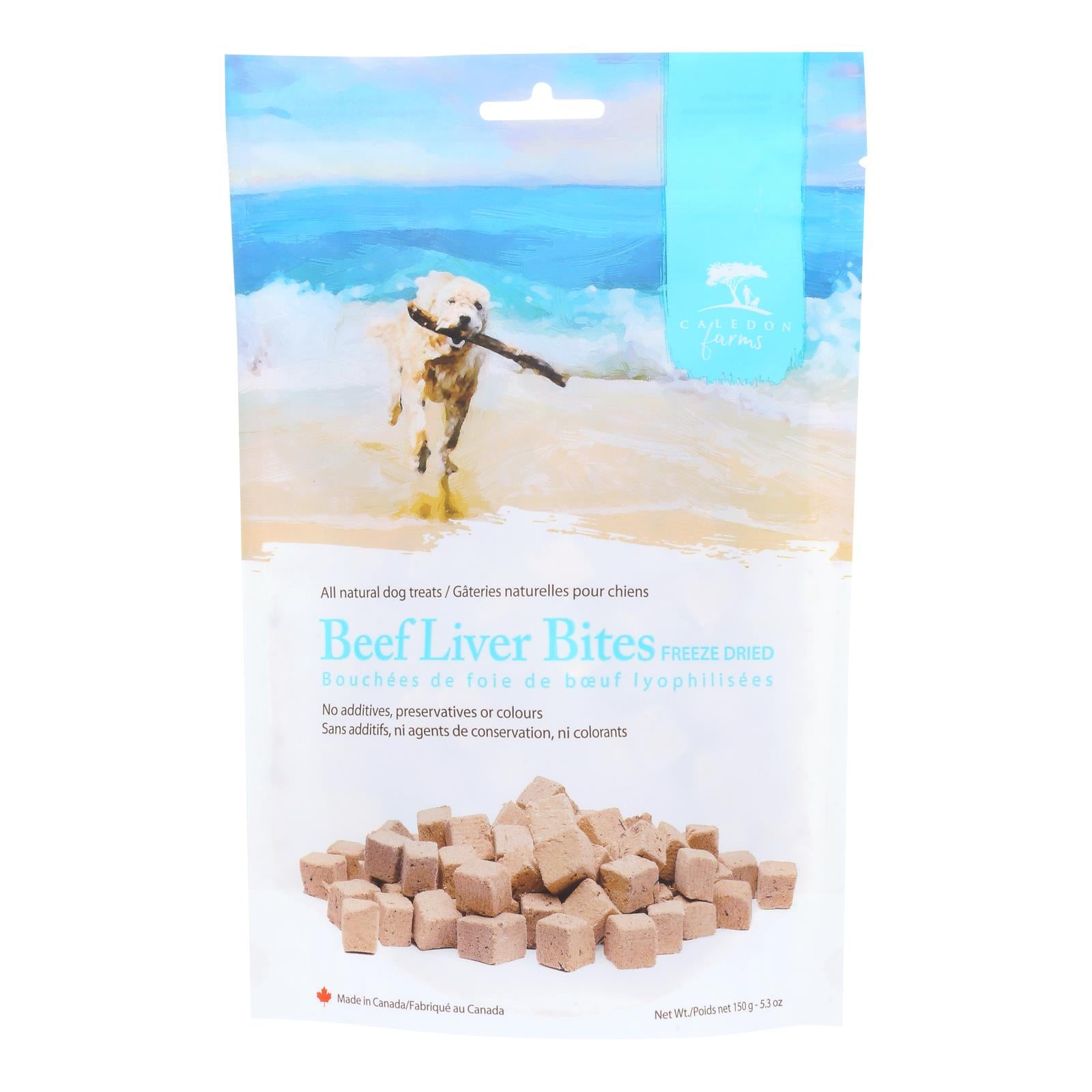 Caledon Farms - Dog Trt Beef Liver Bites - Case of 4-5.3 OZ