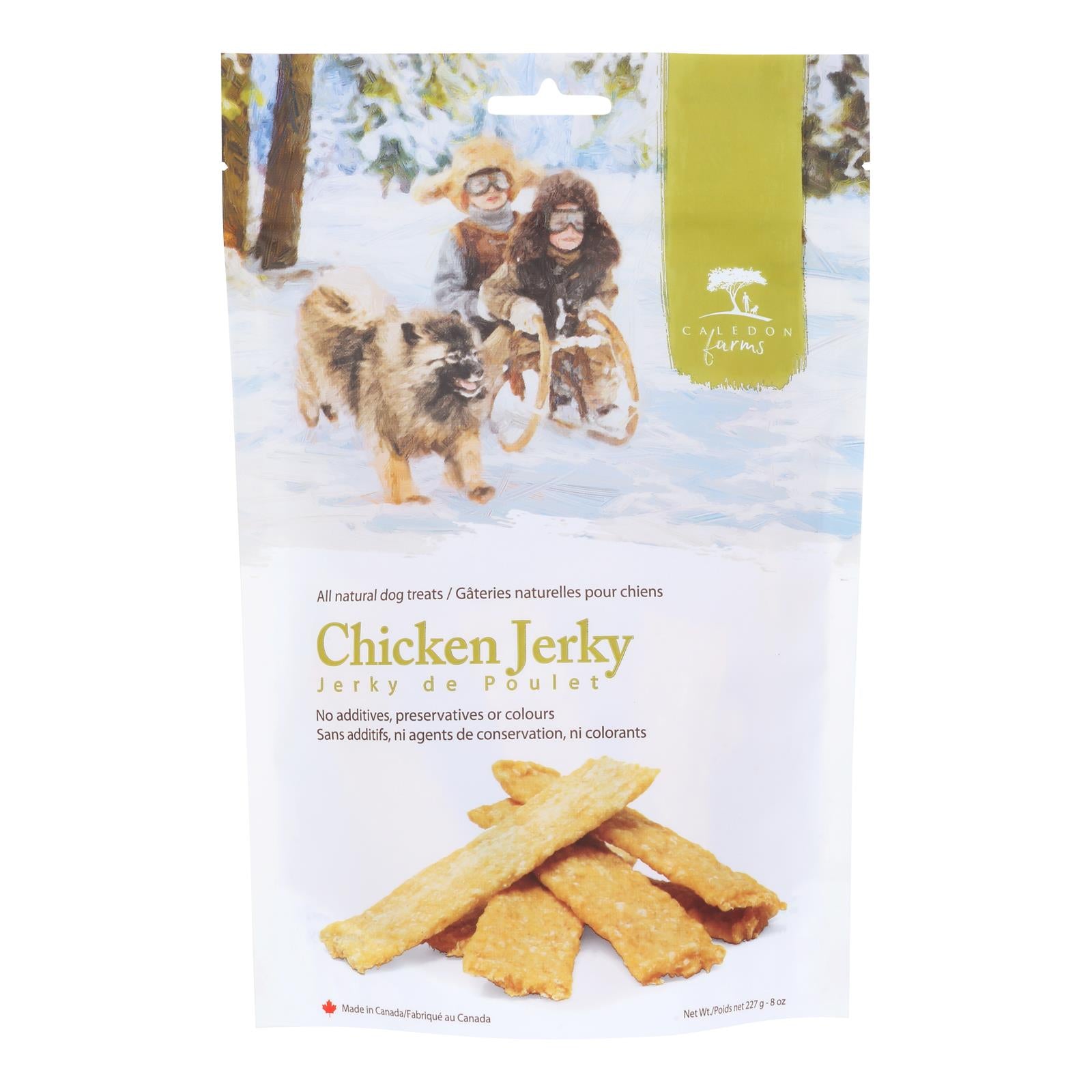 Caledon Farms - Dog Treat Chicken Jerky - Case of 6-8 OZ