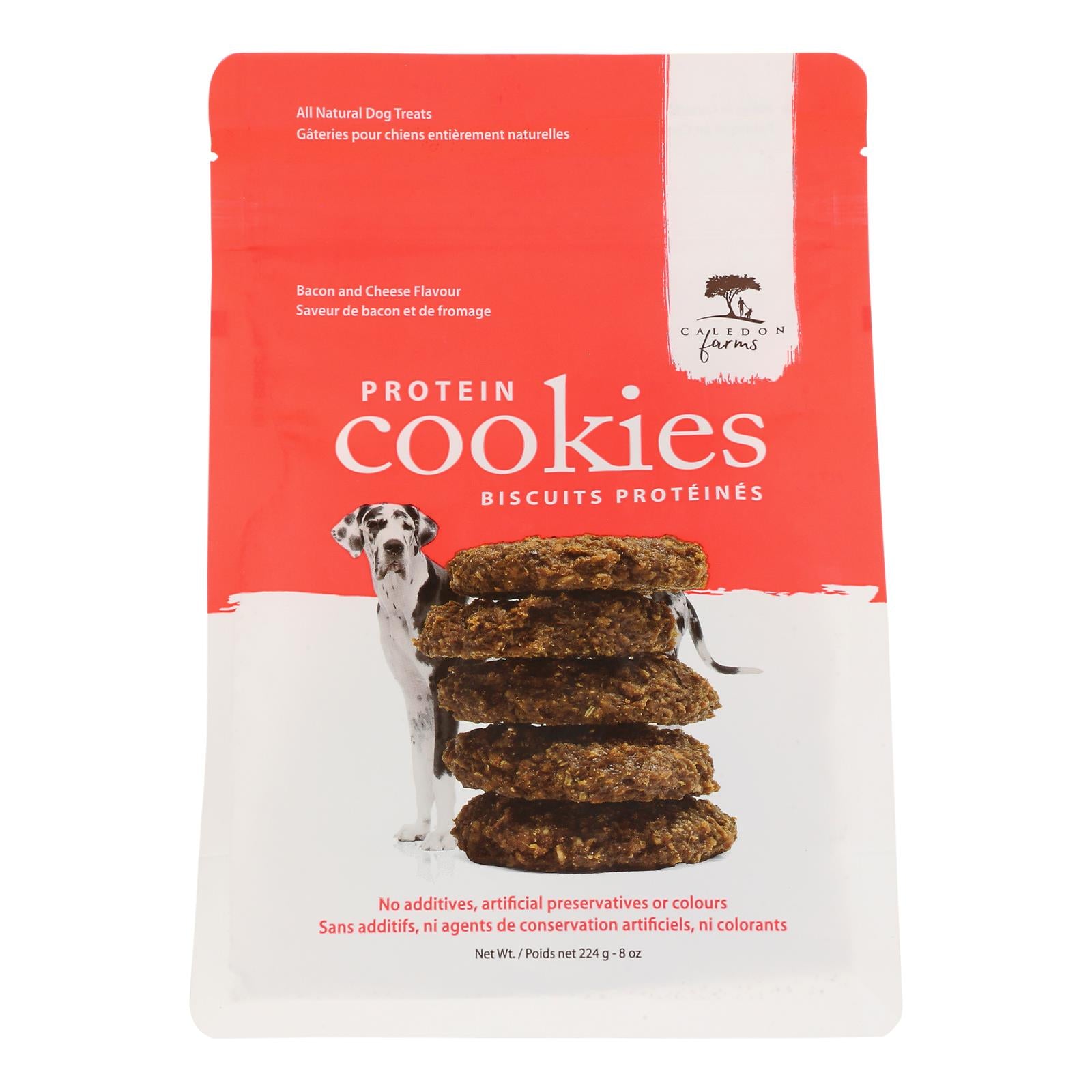 Caledon Farms - Dog Trt Bcn Chs Protein Cookie - Case Of 4-8 Oz