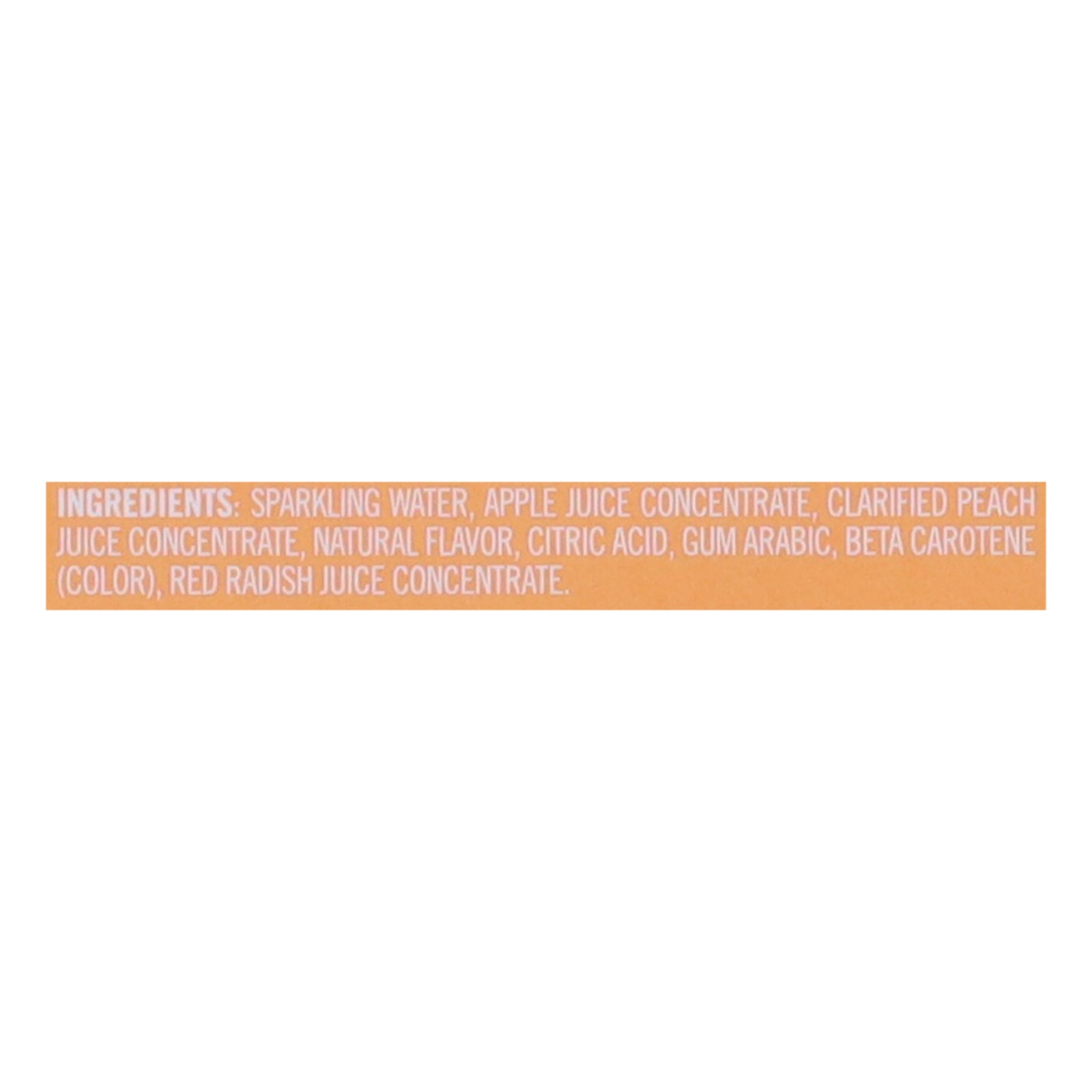 Izze - Can Sparkling Peach - CS of 4-6/8.4 FZ