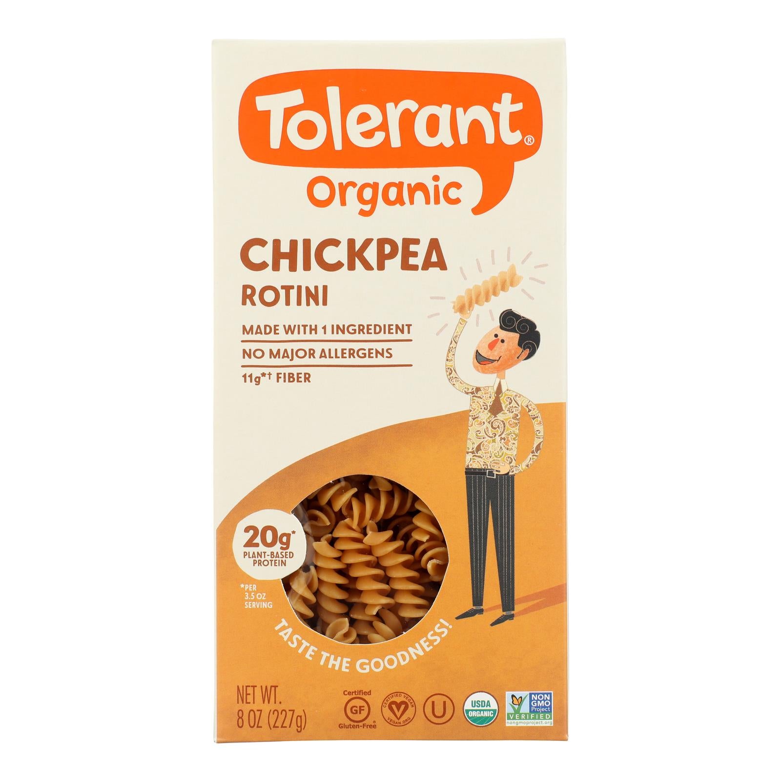 Tolerant - Psta Bb Chckpea Rotin - Case of 6 - 8 OZ