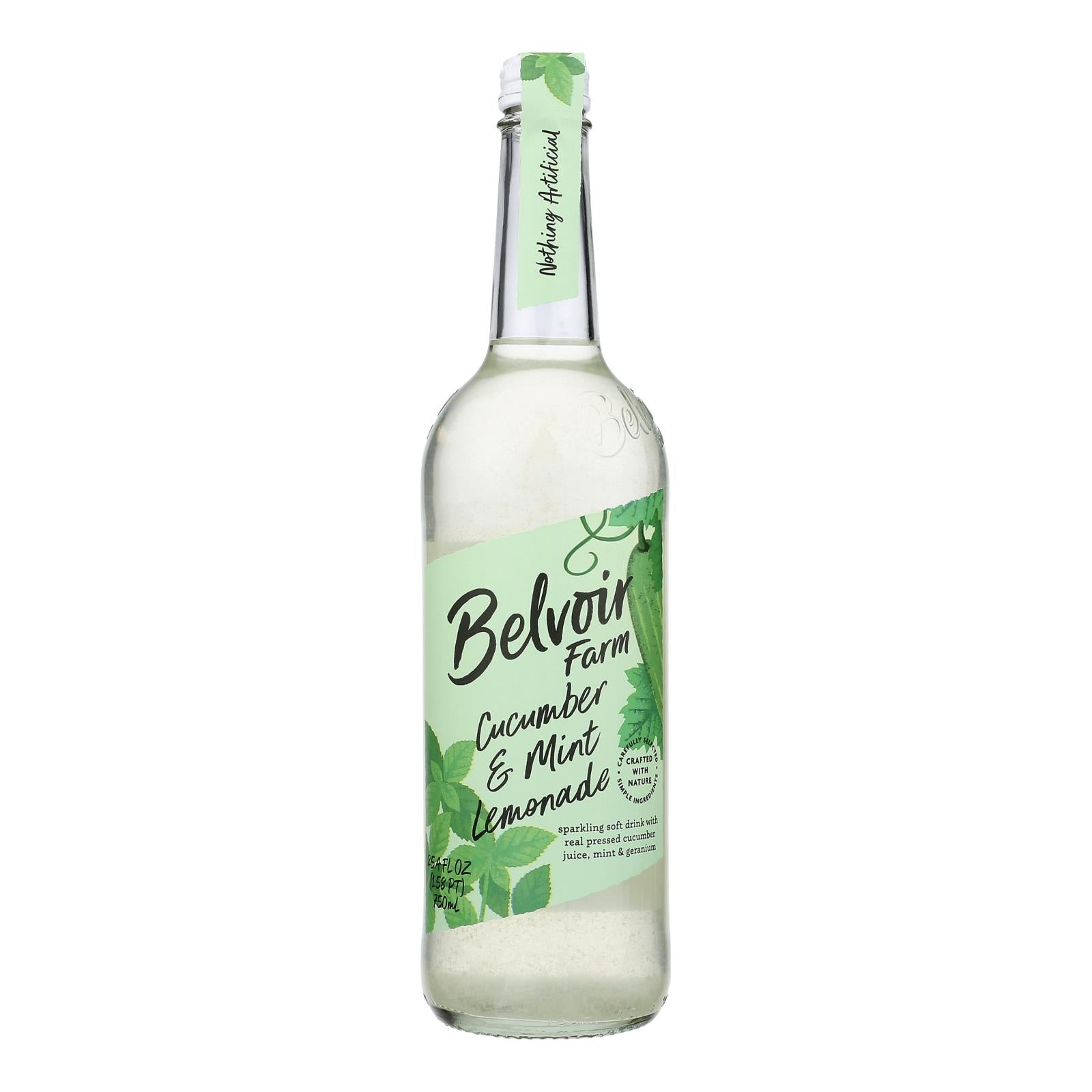 Belvoir Cucumber & Mint Lemonade - Case of 6 - 25.4 FZ