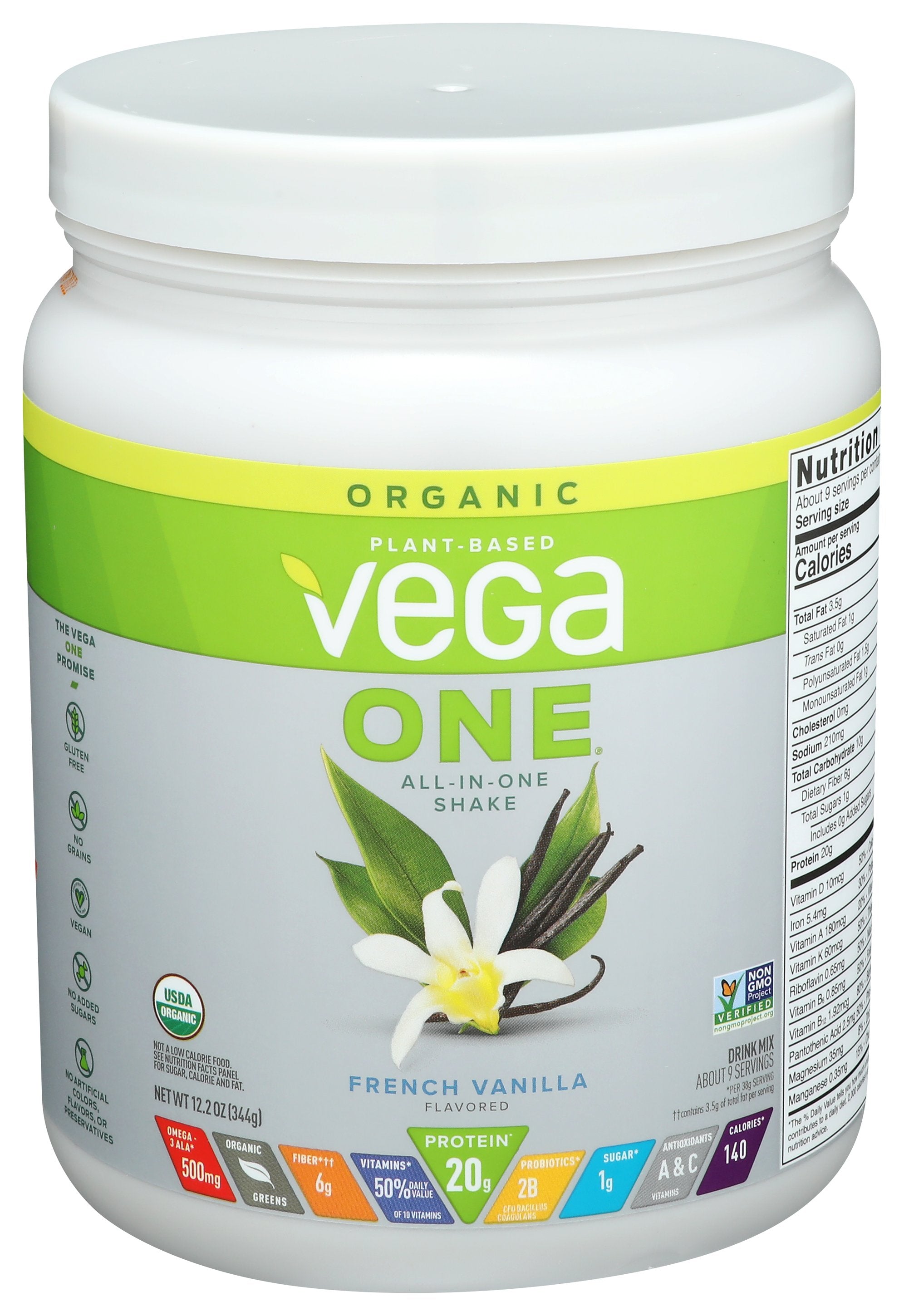 VEGA ONE ORGANIC PRTN VANILLA