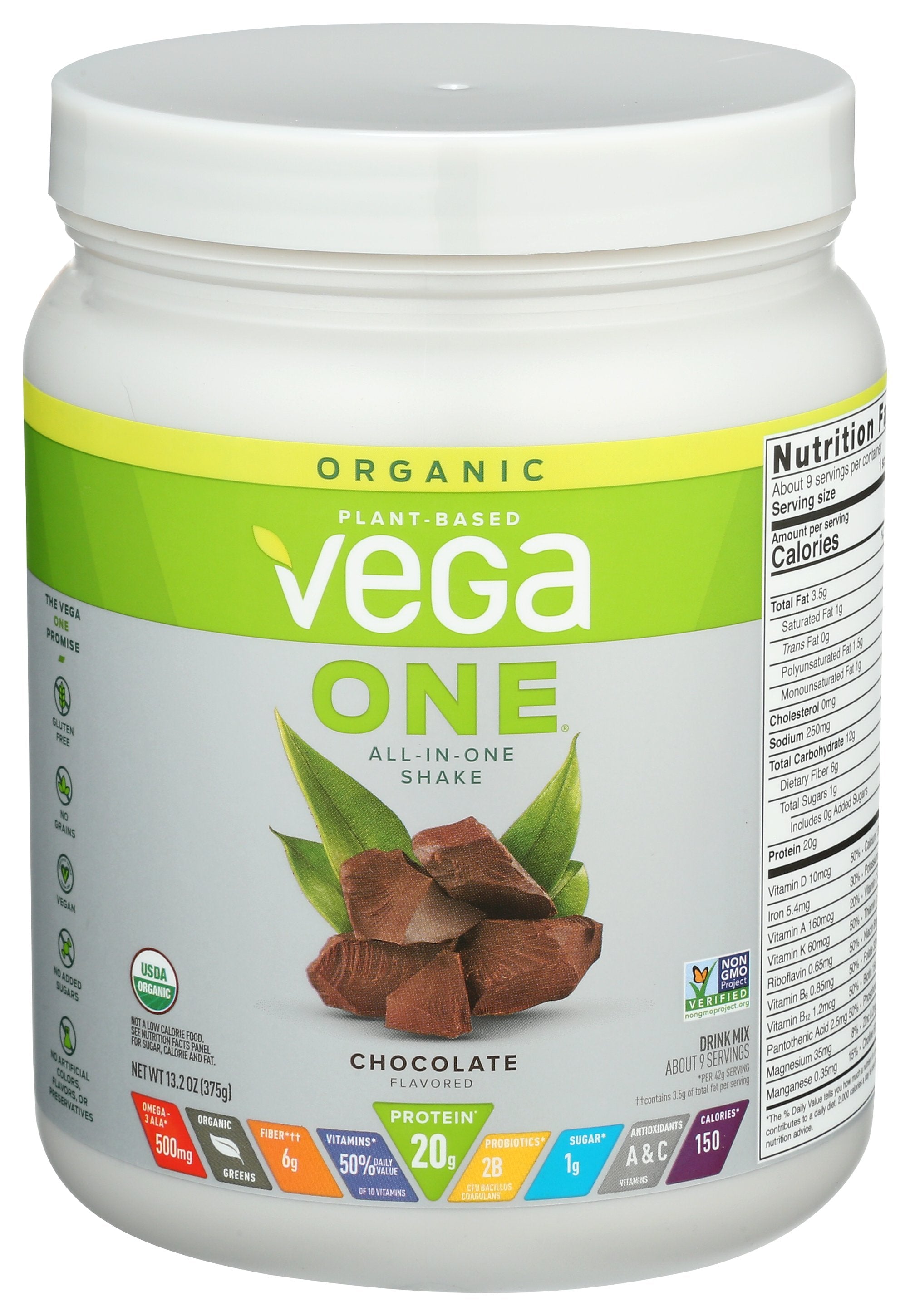 VEGA ONE ORGANIC PROTEIN CHOCO