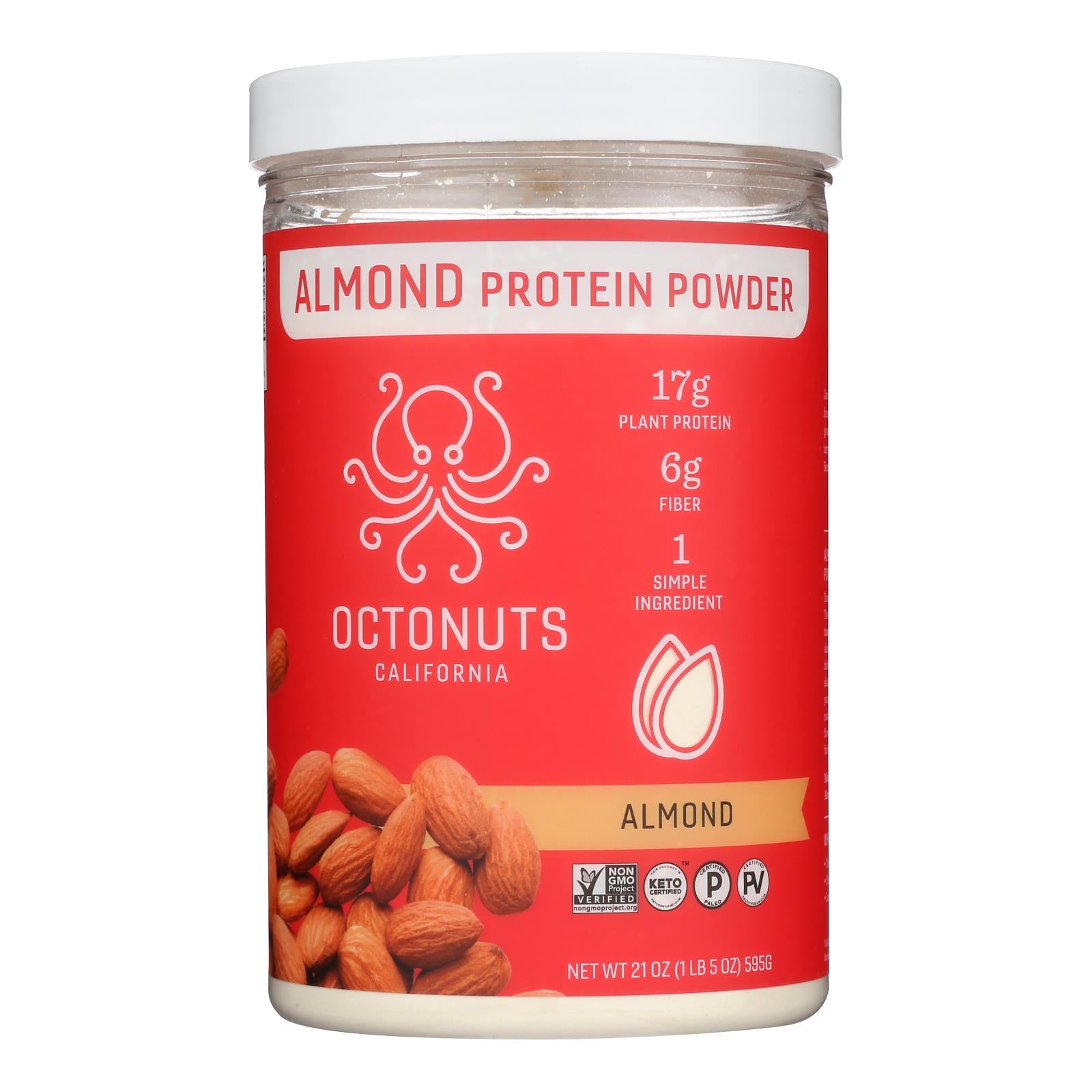 Octonuts - Almond Protein Powder - Case of 8-21 OZ