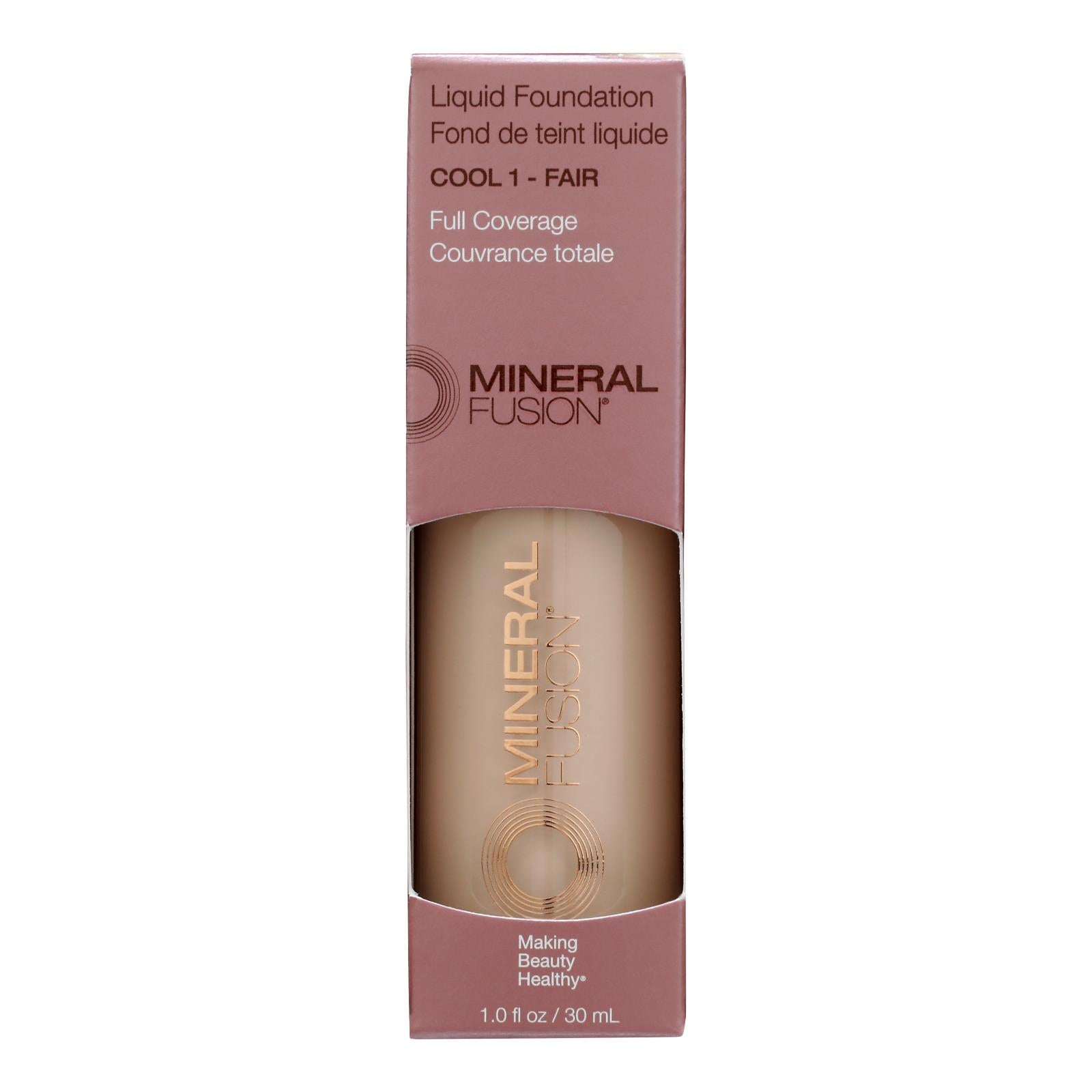 Mineral Fusion - Mkup Liquid Foundation Cool1 - 1 Each-1 Fz