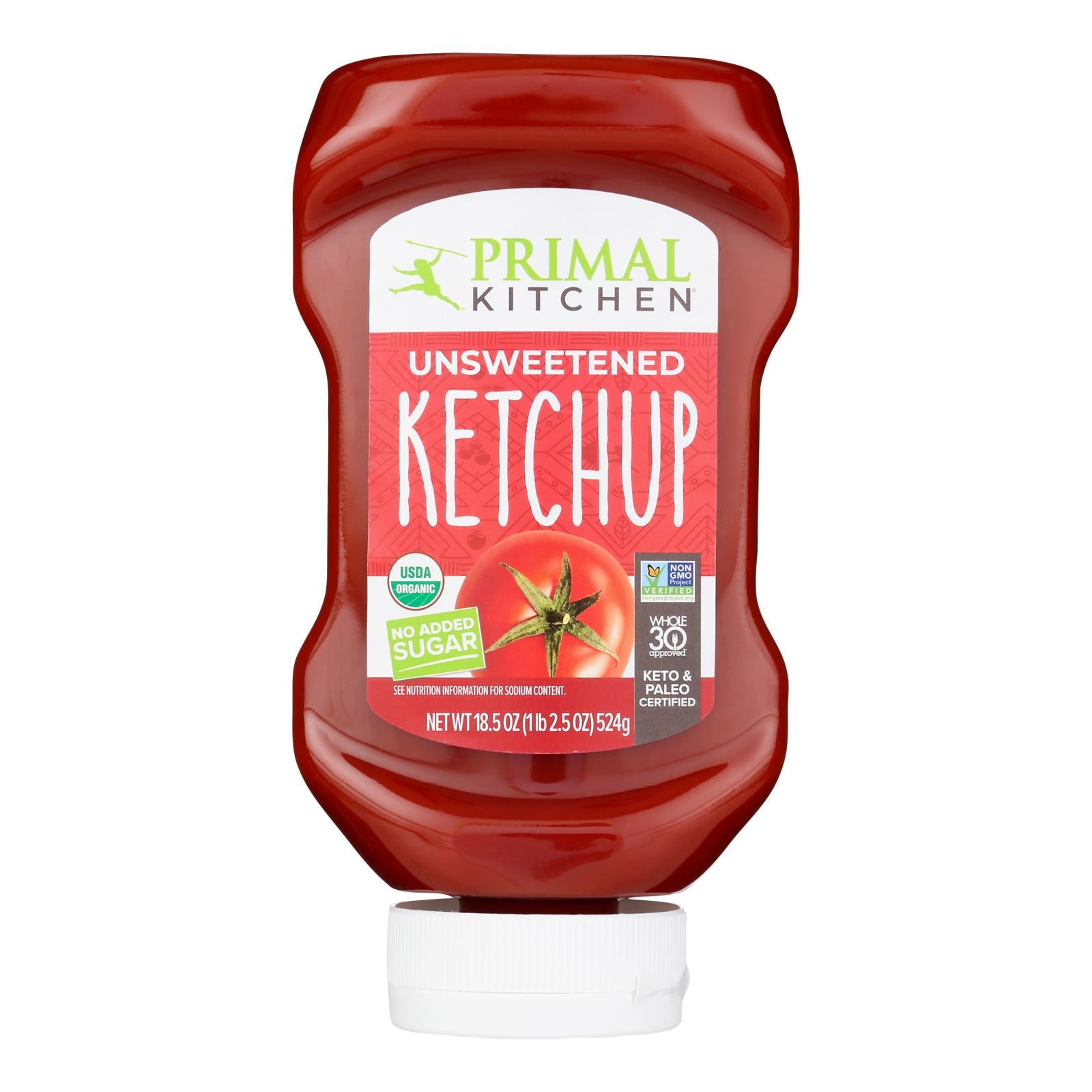 Primal Kitchen - Ketchup Unsweetened - Case of 6-18.5 FZ