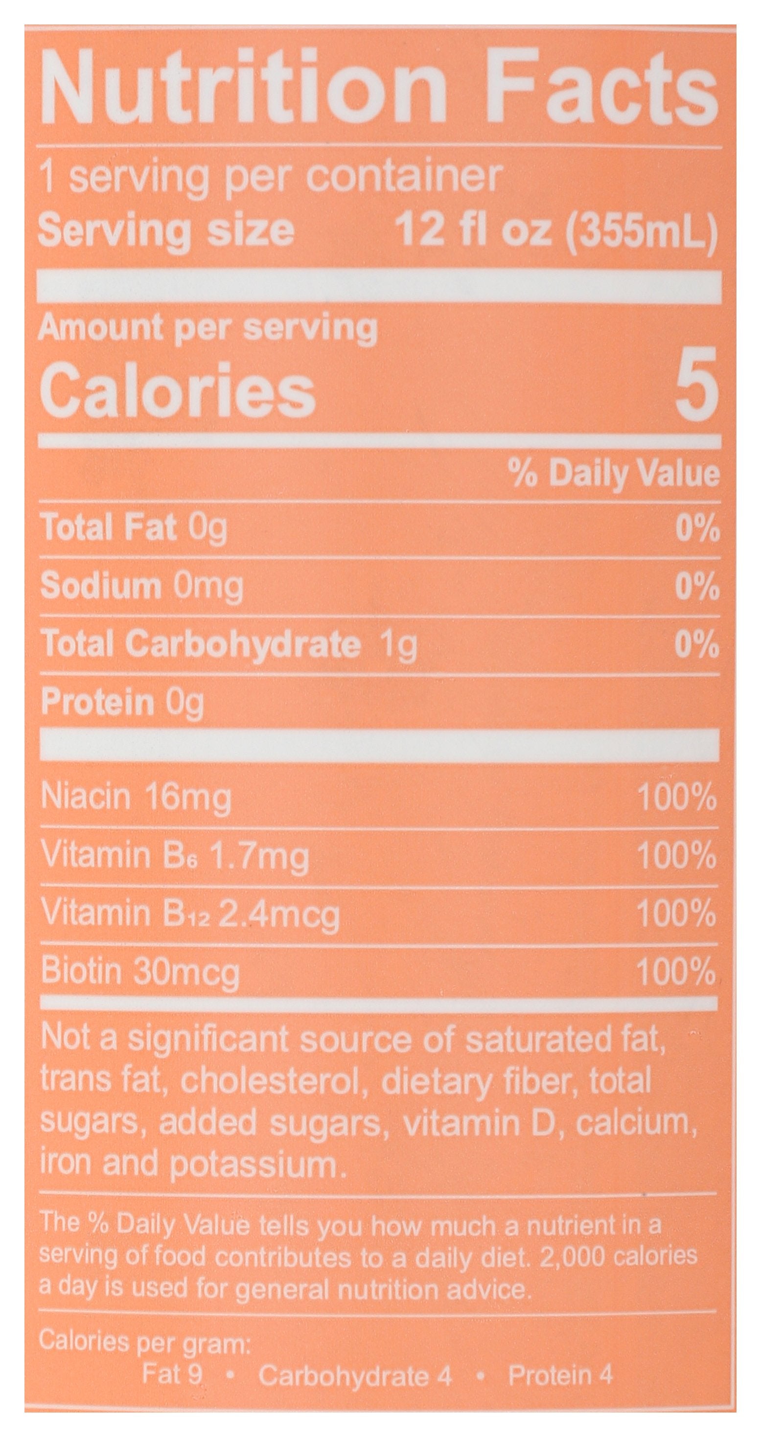 GORGIE BEV ENRGY SPRK PEACHY KN - Case of 12