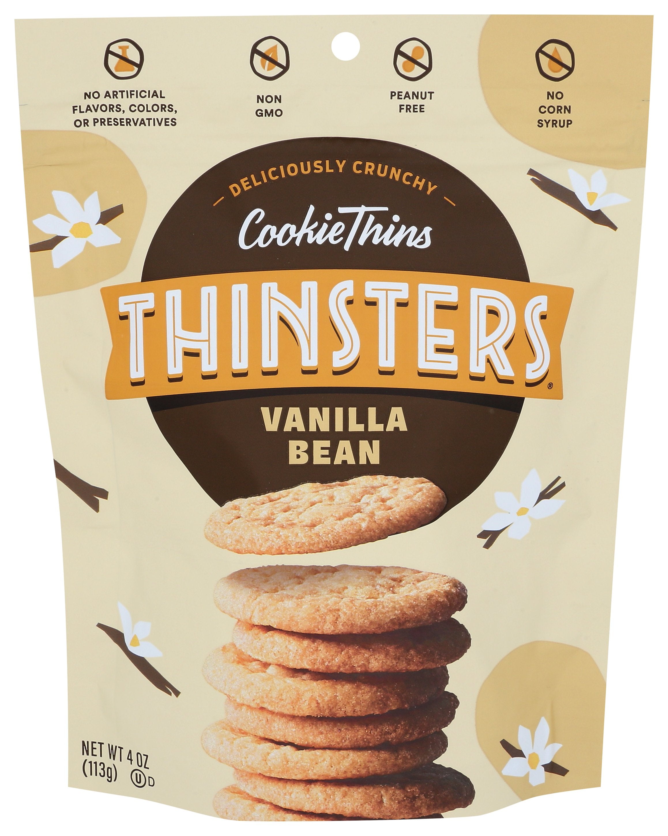 THINSTERS COOKIE THIN VAN BEAN - Case of 12