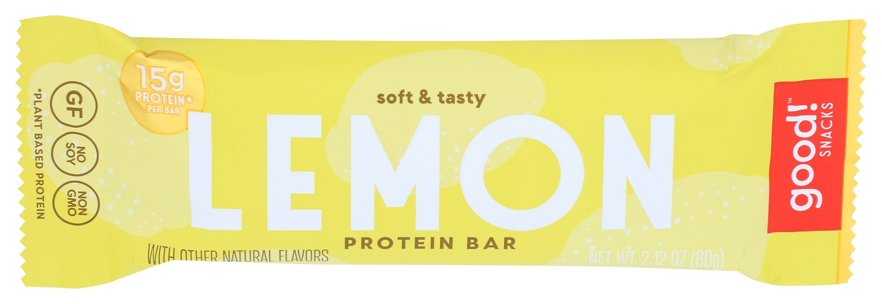 GOOD SNACKS BAR LEMON - Case of 12