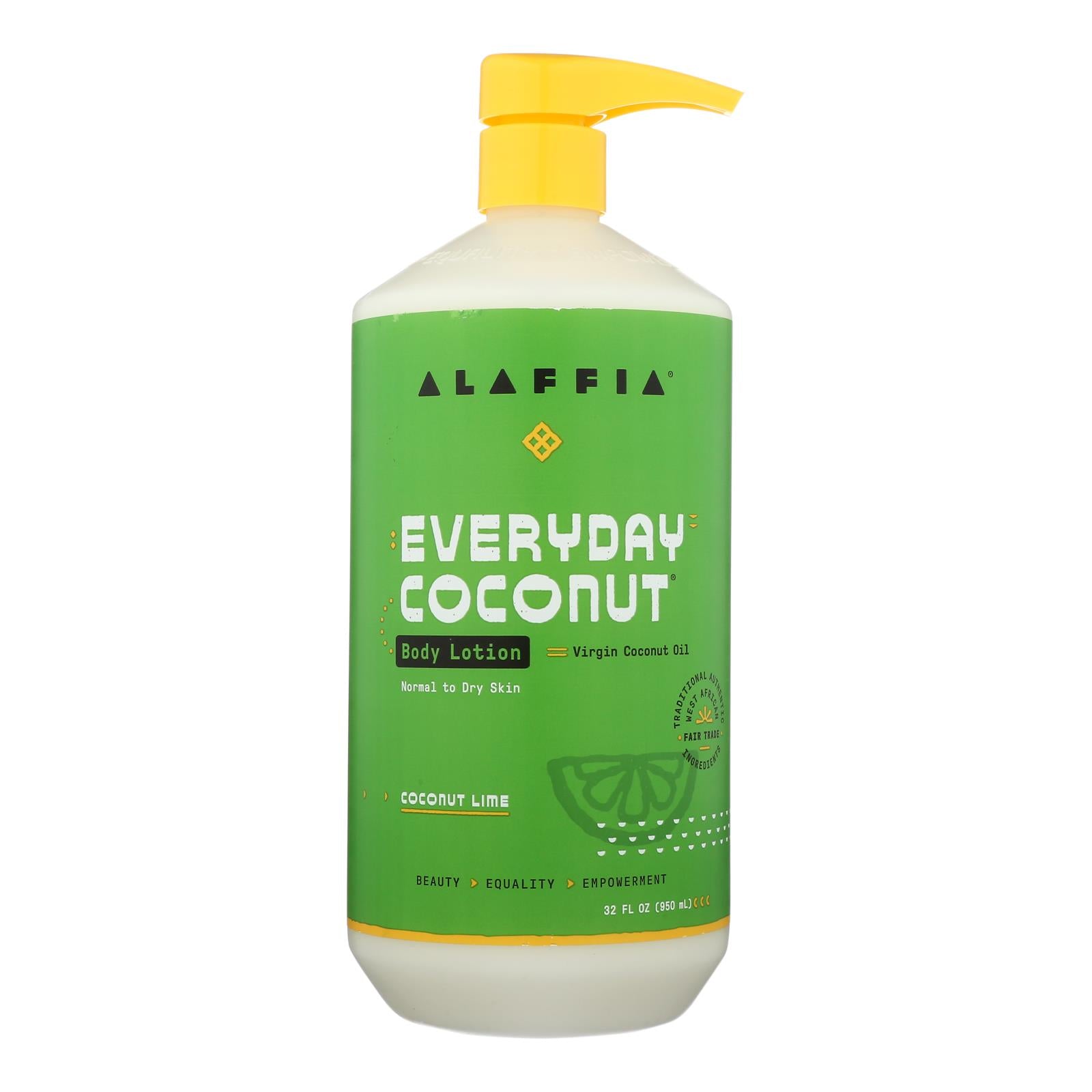 Alaffia Coconut Ultra Hydrating Lotion  - 1 Each - 32 FZ