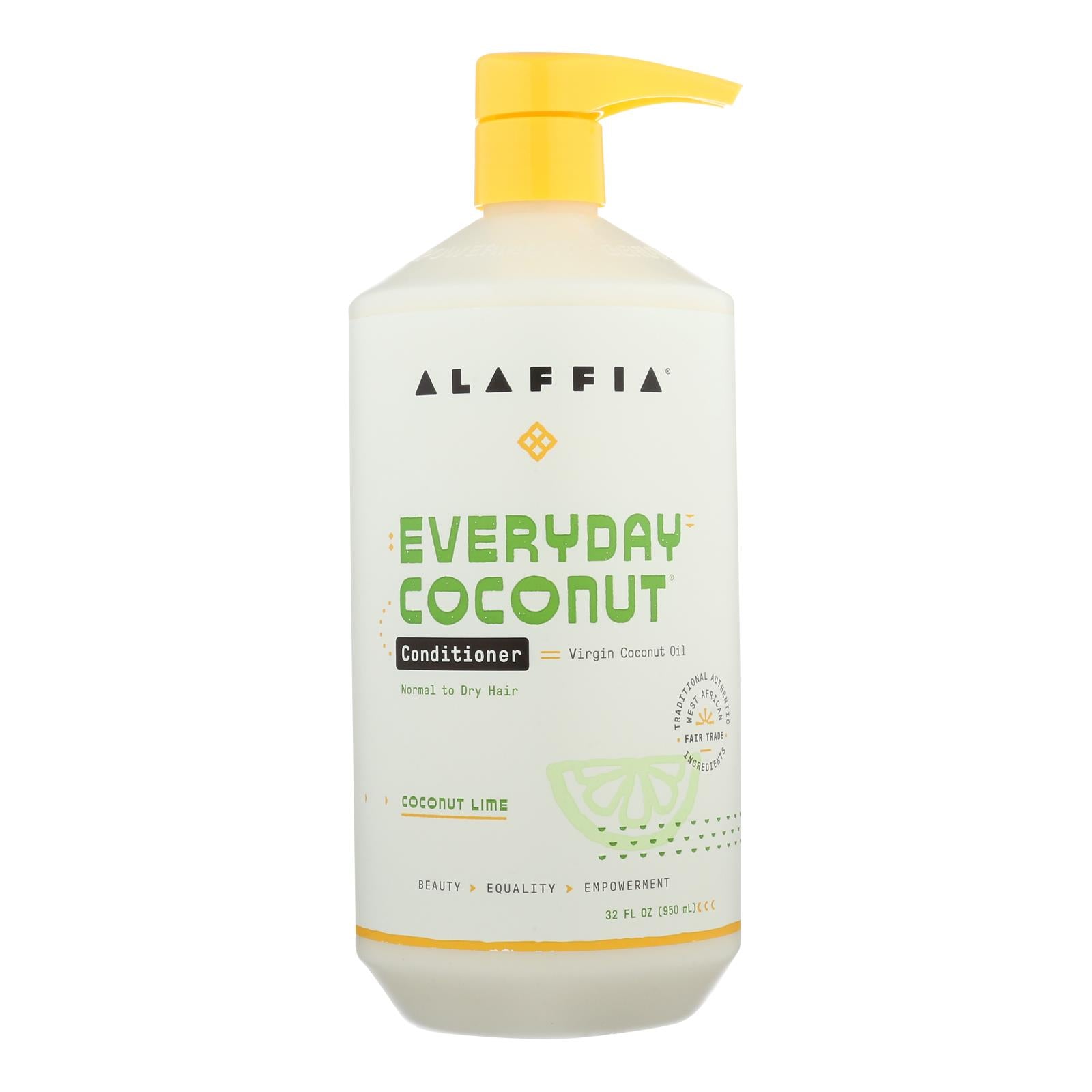 Alaffia Coconut Lime Ultra Hydrating Conditioner  - 1 Each - 32 FZ