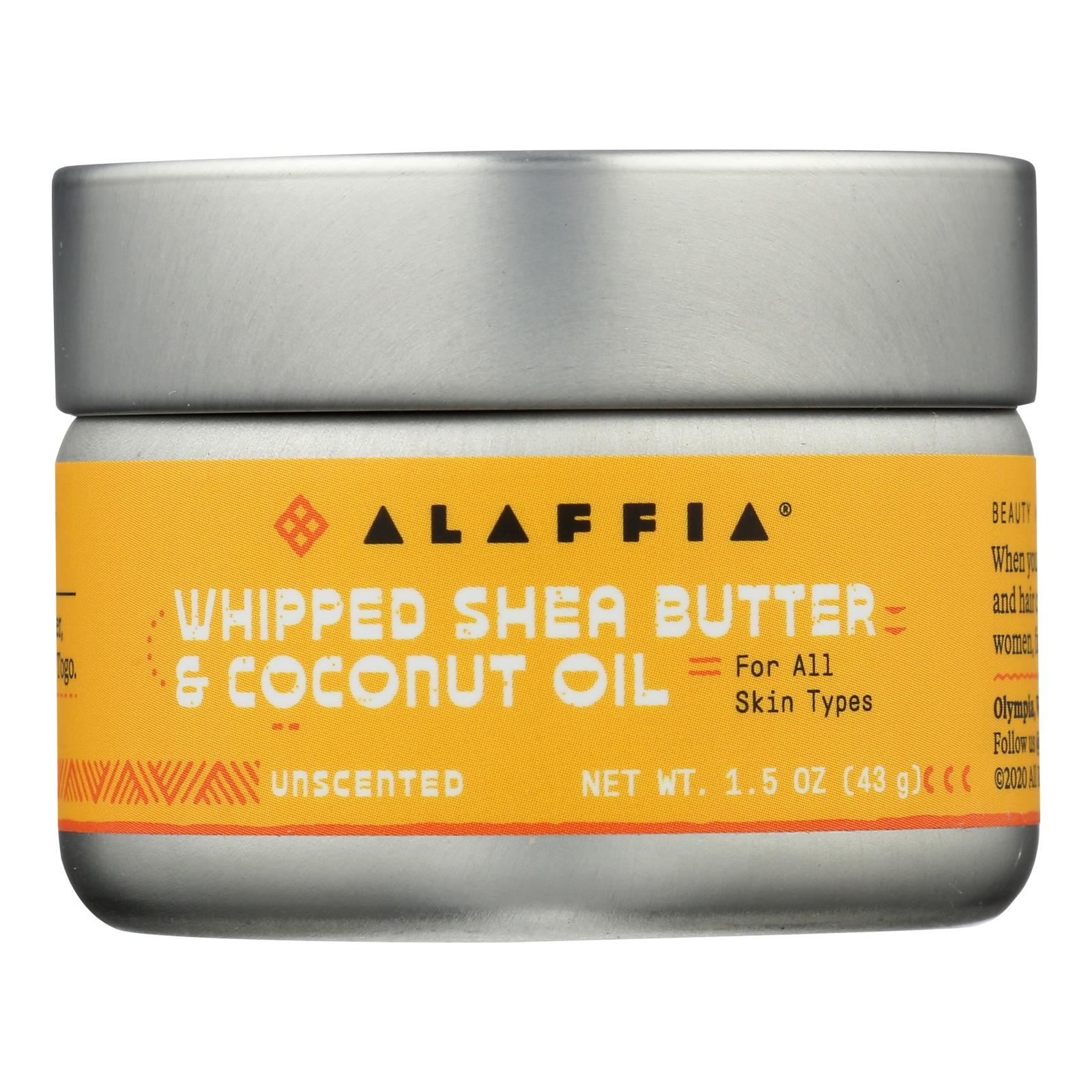 Alaffia - Whpd Shea Butter Coconut Unscnt - 1 Each-1.5 OZ